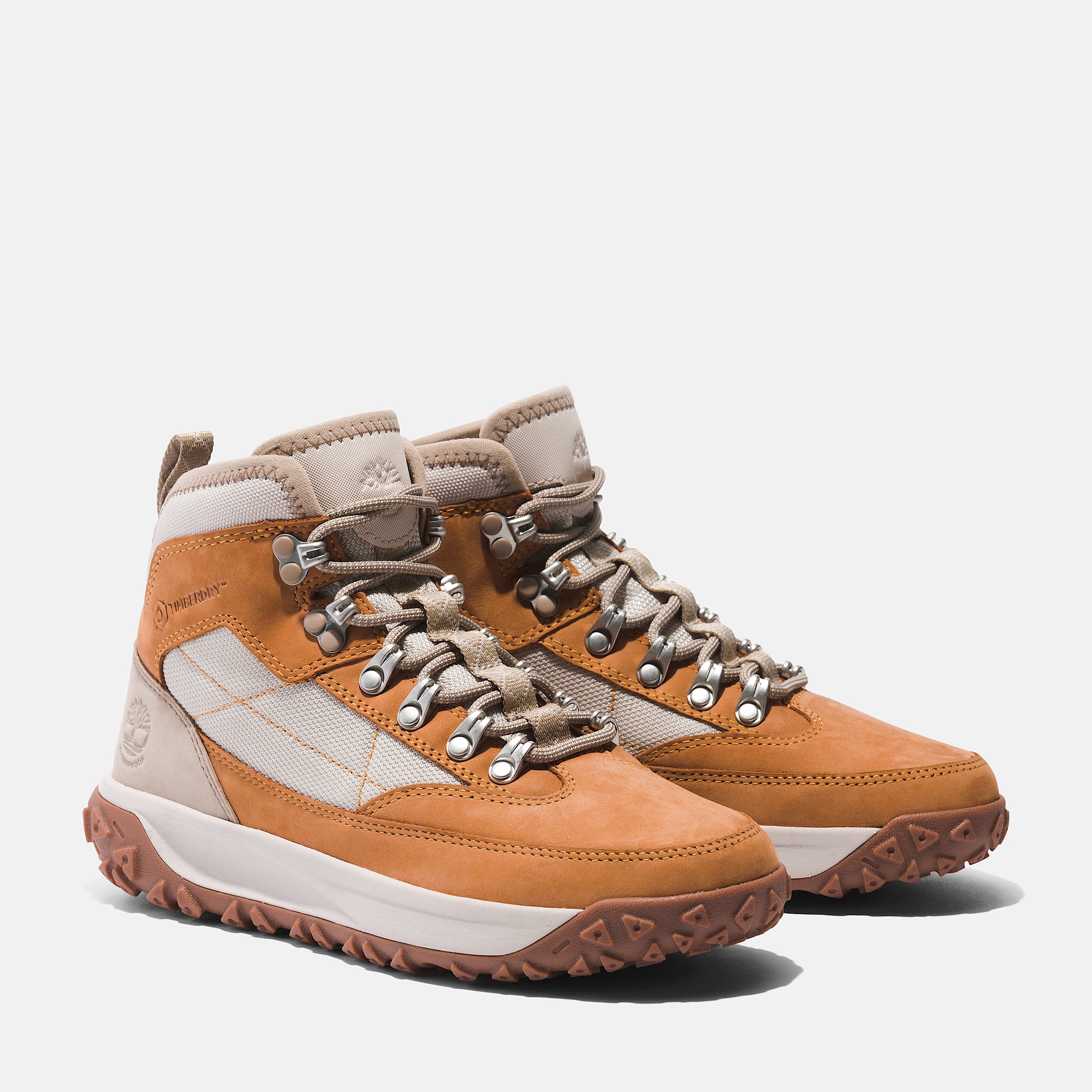 Womens GreenStride Motion 6 Waterproof Sneaker TBL Wheat Nubuck ALT4