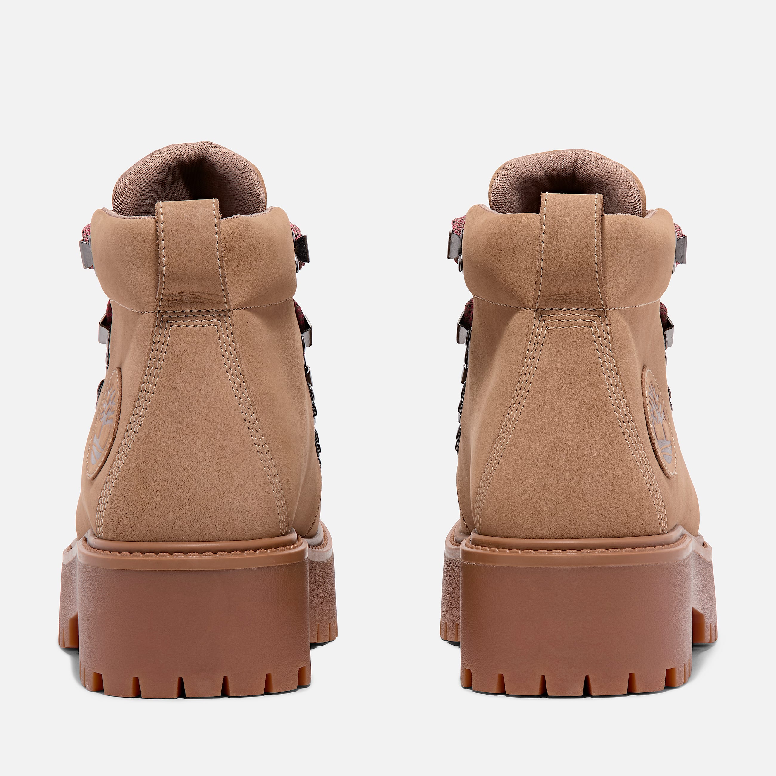 Womens Stone Street Mid LaceUp Platform Hiker TBL Beige Nubuck ALT5