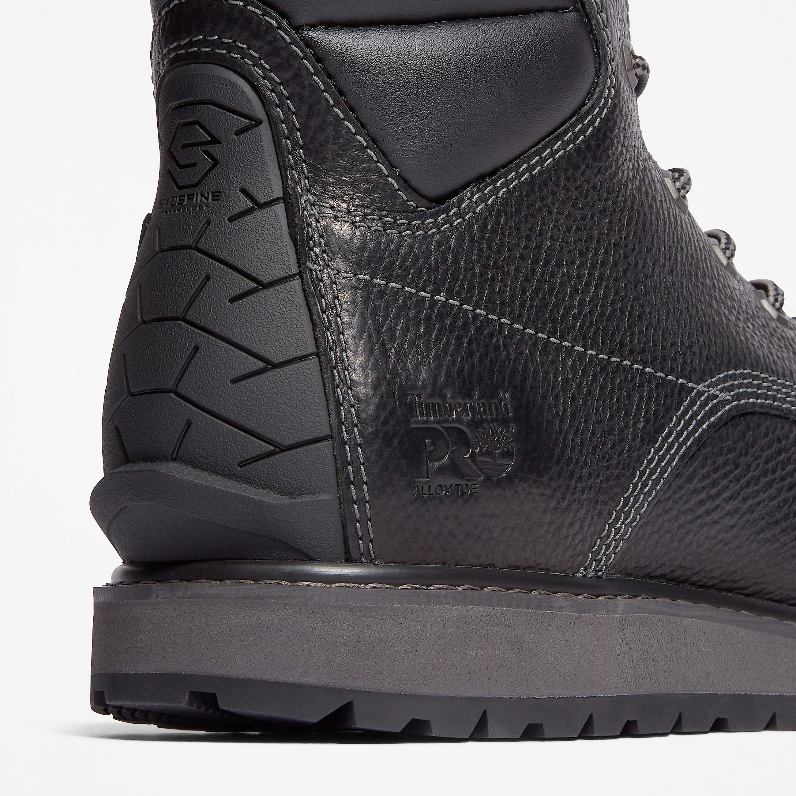 Mens Irvine 6 Alloy Toe Work Boot TBL Black ALT7