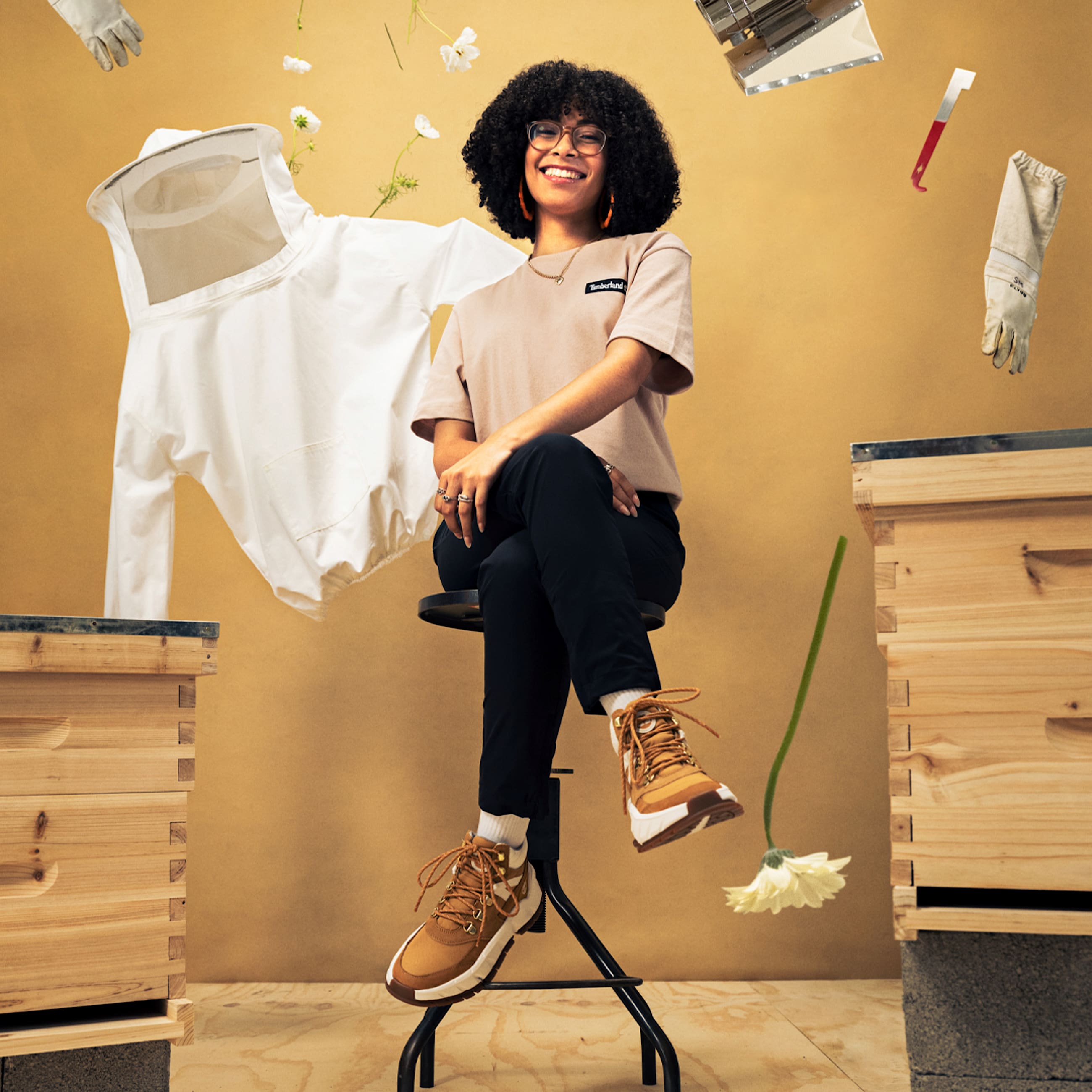 Womens TBL Turbo Hiking Boots TBL Wheat Suede ALT8