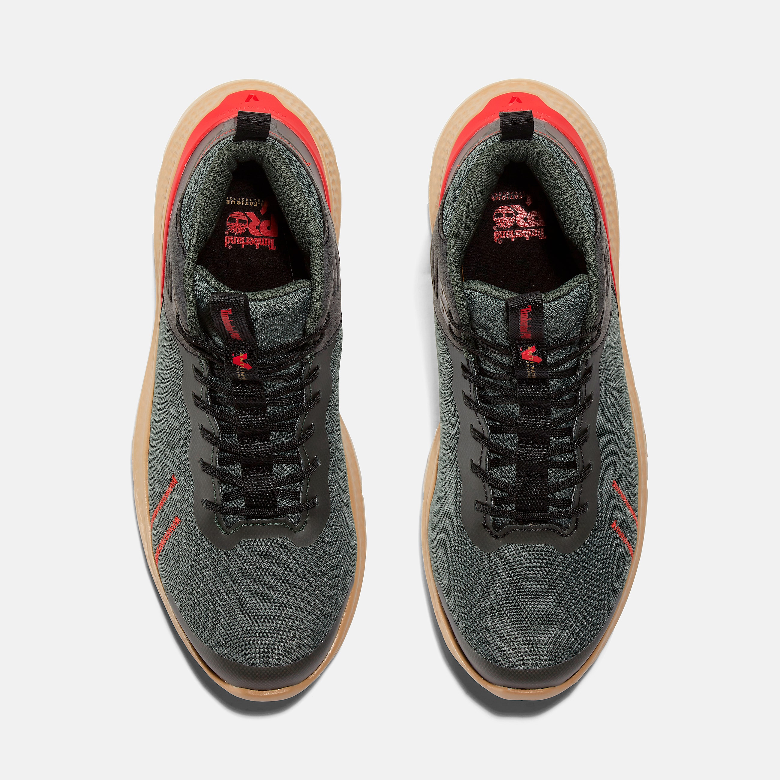 Mens Setra Composite Toe Work Sneaker TBL GreenTan ALT2