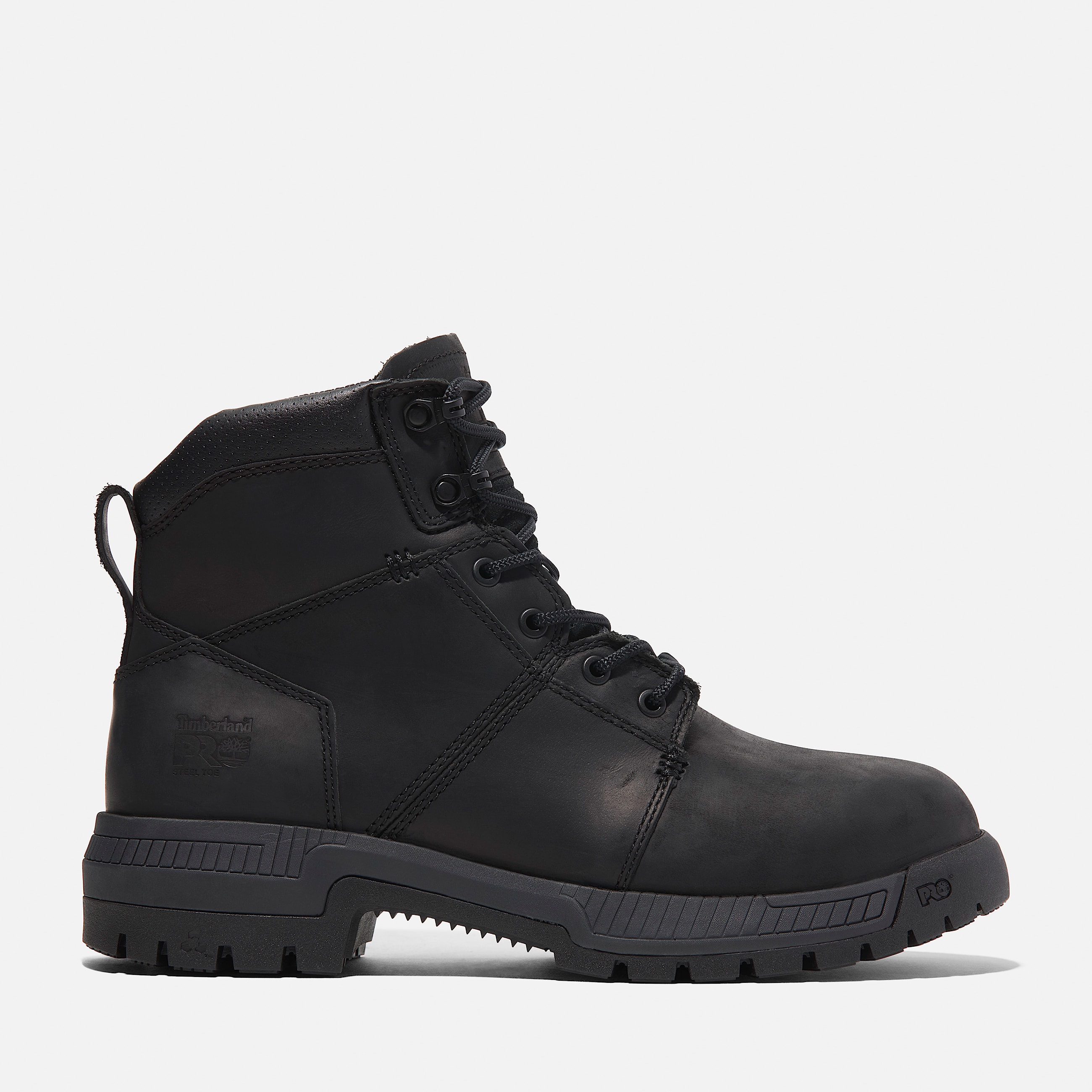 Bota de trabajo Timberland PRO Montauk 6 steeltoe para hombre TBL Piel de grano entero Negro HERO