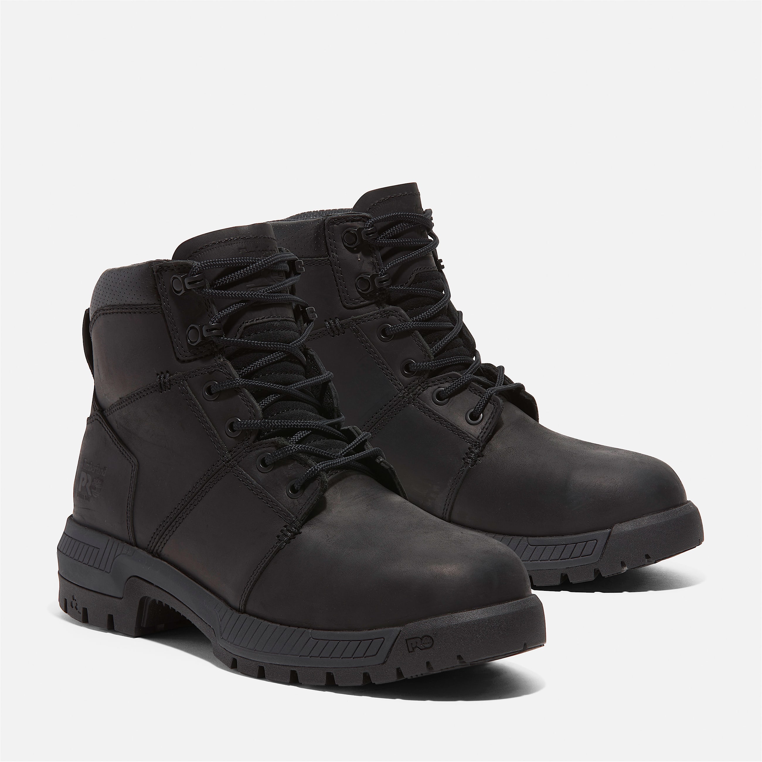 Bota de trabajo Timberland PRO Montauk 6 steeltoe para hombre TBL Piel de grano entero Negro ALT4