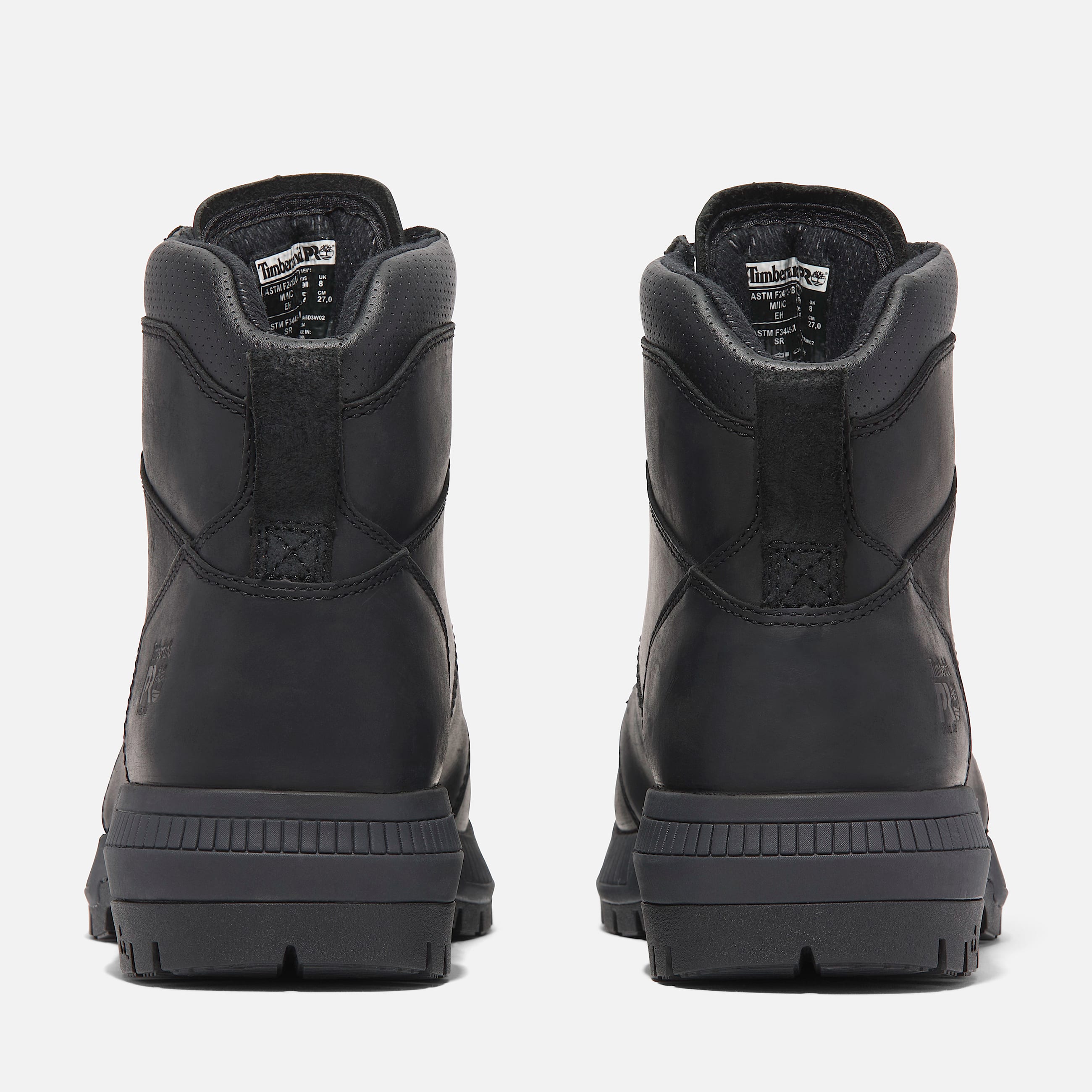 Bota de trabajo Timberland PRO Montauk 6 steeltoe para hombre TBL Piel de grano entero Negro ALT5