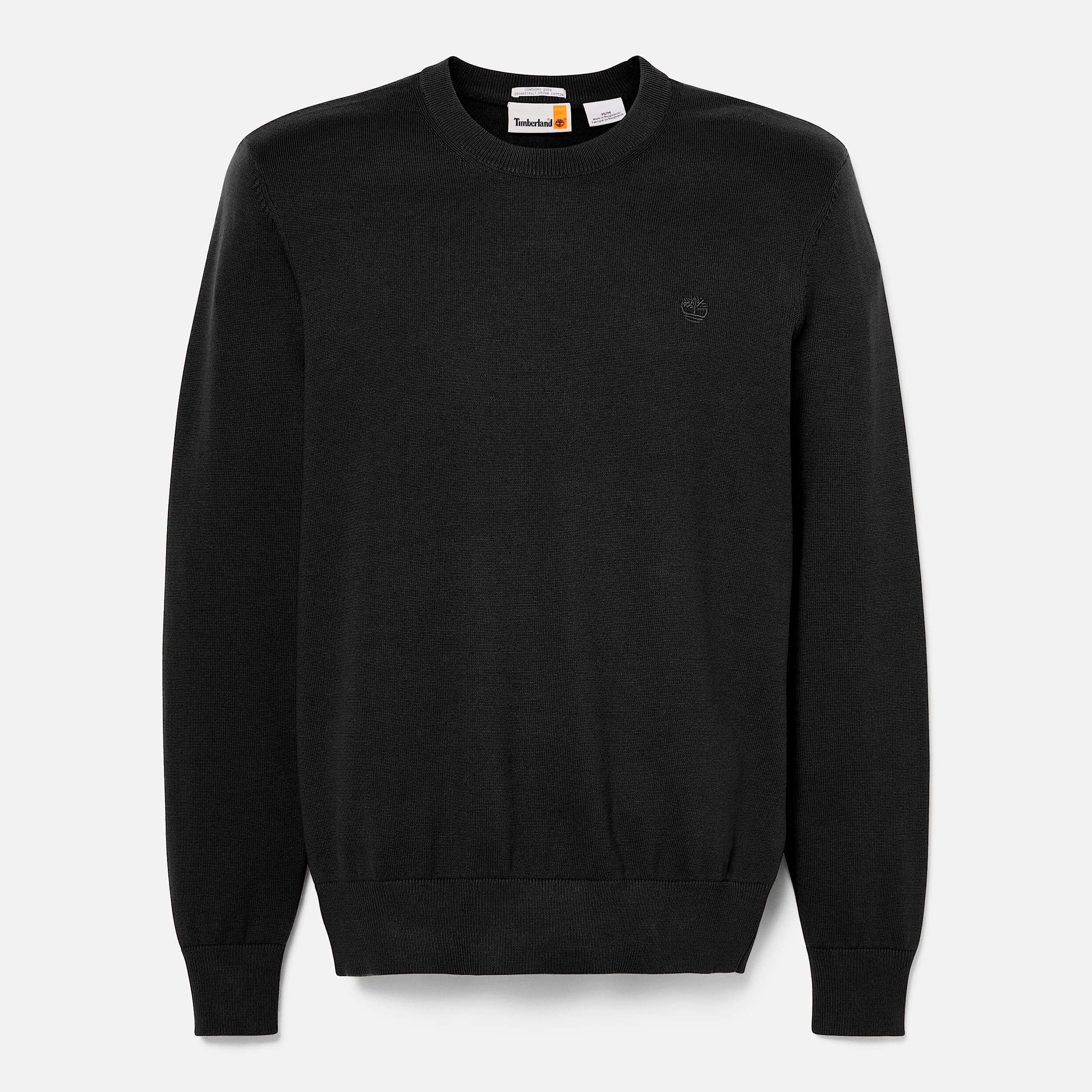 Mens Johns River Cotton Crewneck Sweater TBL Black ALT10