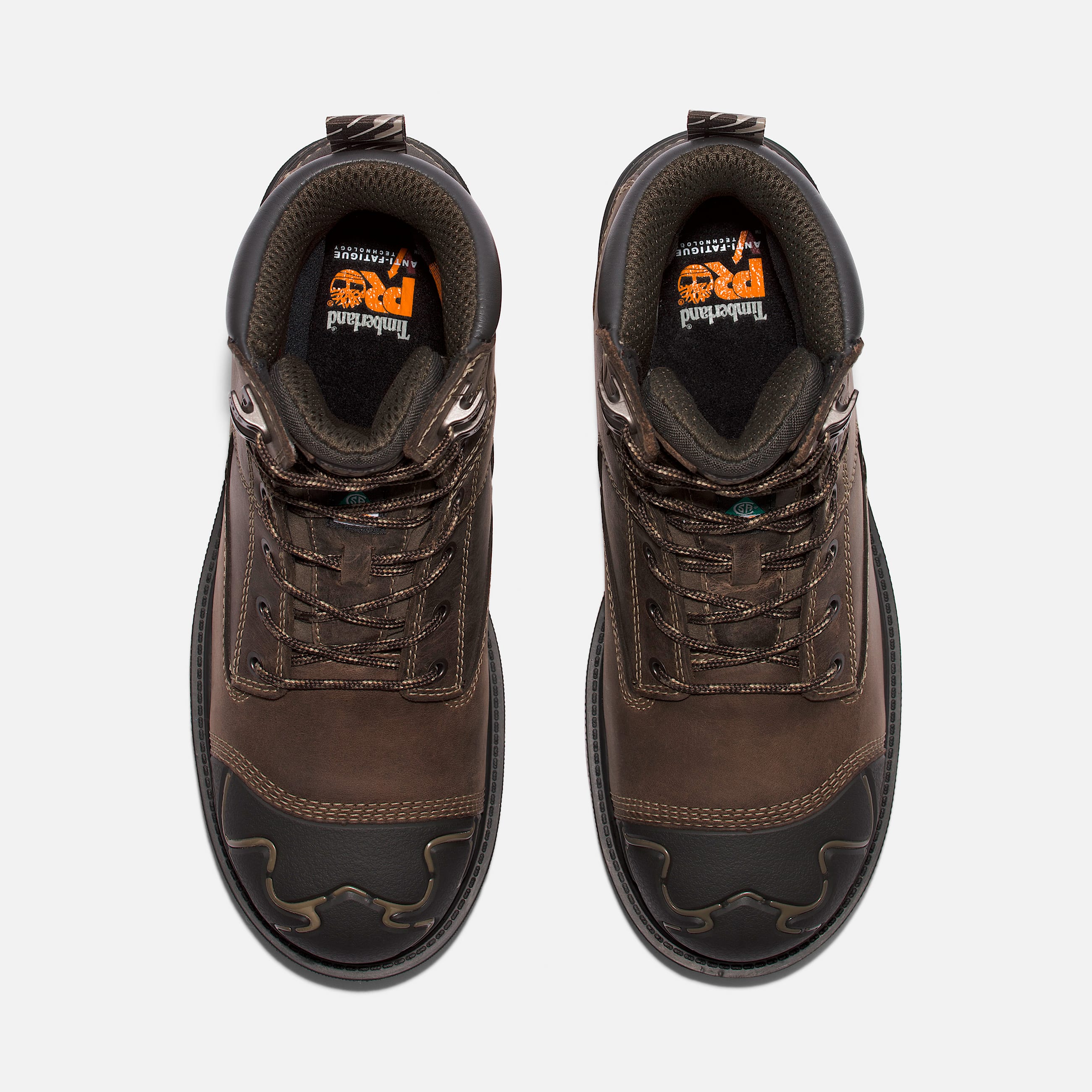 Mens Timberland PRO Magnitude 8 CompToe Work Boot TBL Brown ALT2