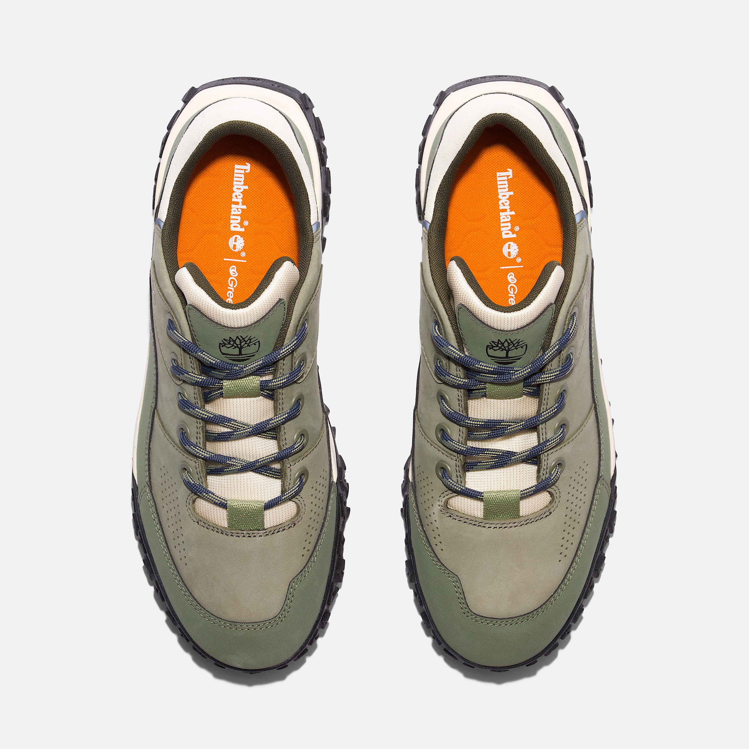 Mens GreenStride Motion 6 Hiking Shoe TBL Dark Green Nubuck ALT2