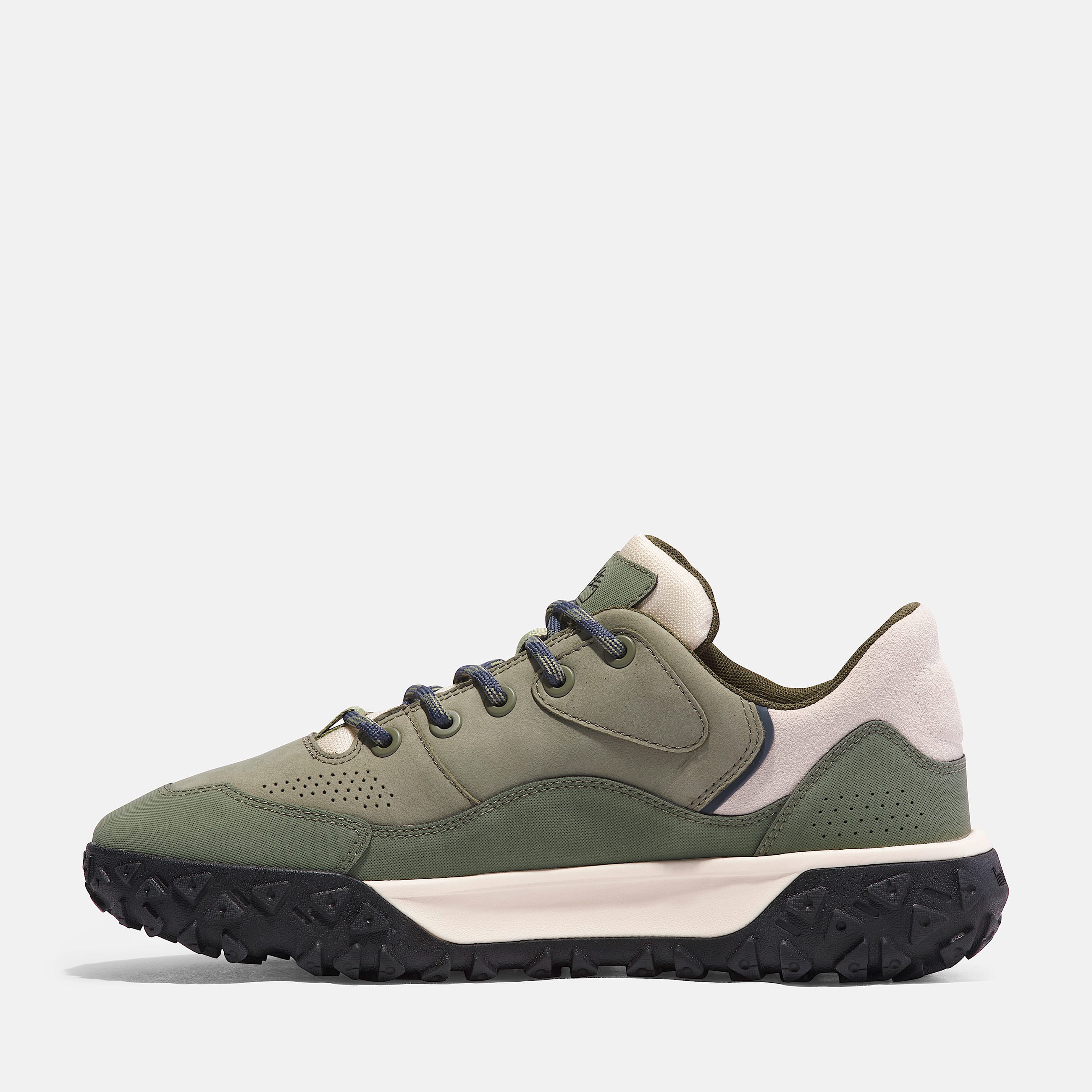 Mens GreenStride Motion 6 Hiking Shoe TBL Dark Green Nubuck ALT6