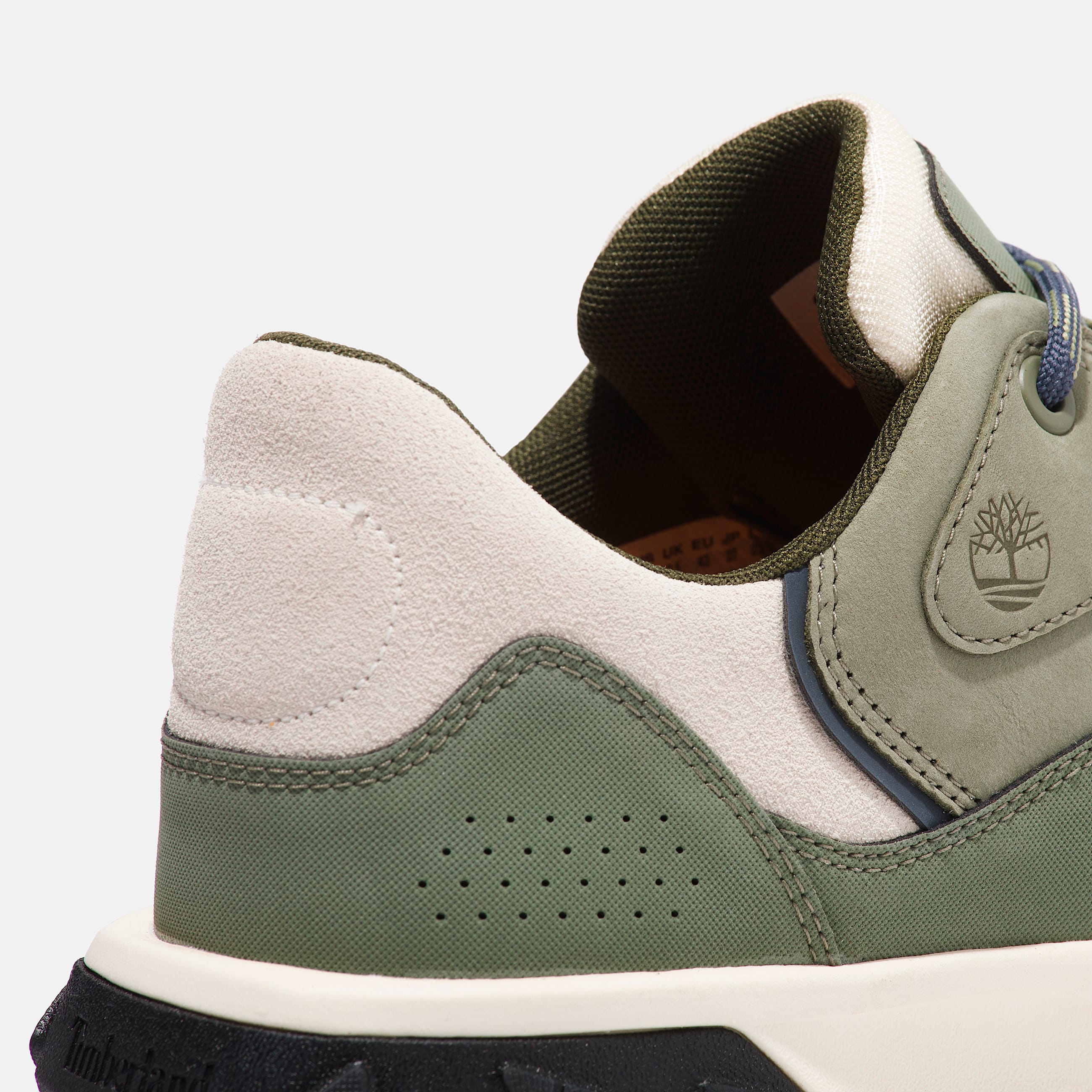 Mens GreenStride Motion 6 Hiking Shoe TBL Dark Green Nubuck ALT7