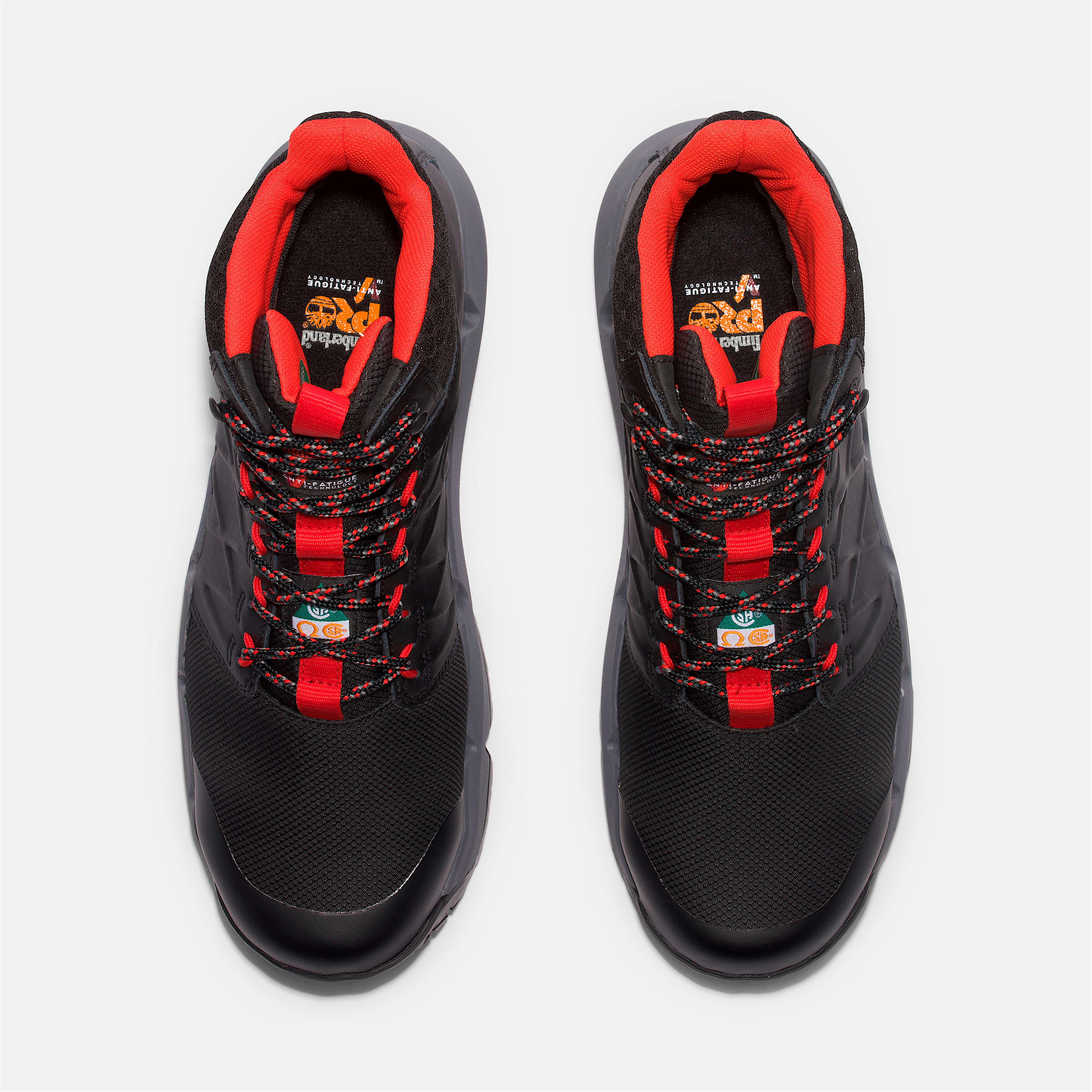 Mens Timberland PRO Morphix Outdoor 6 Waterproof CompToe Work Boot TBL Black ALT2