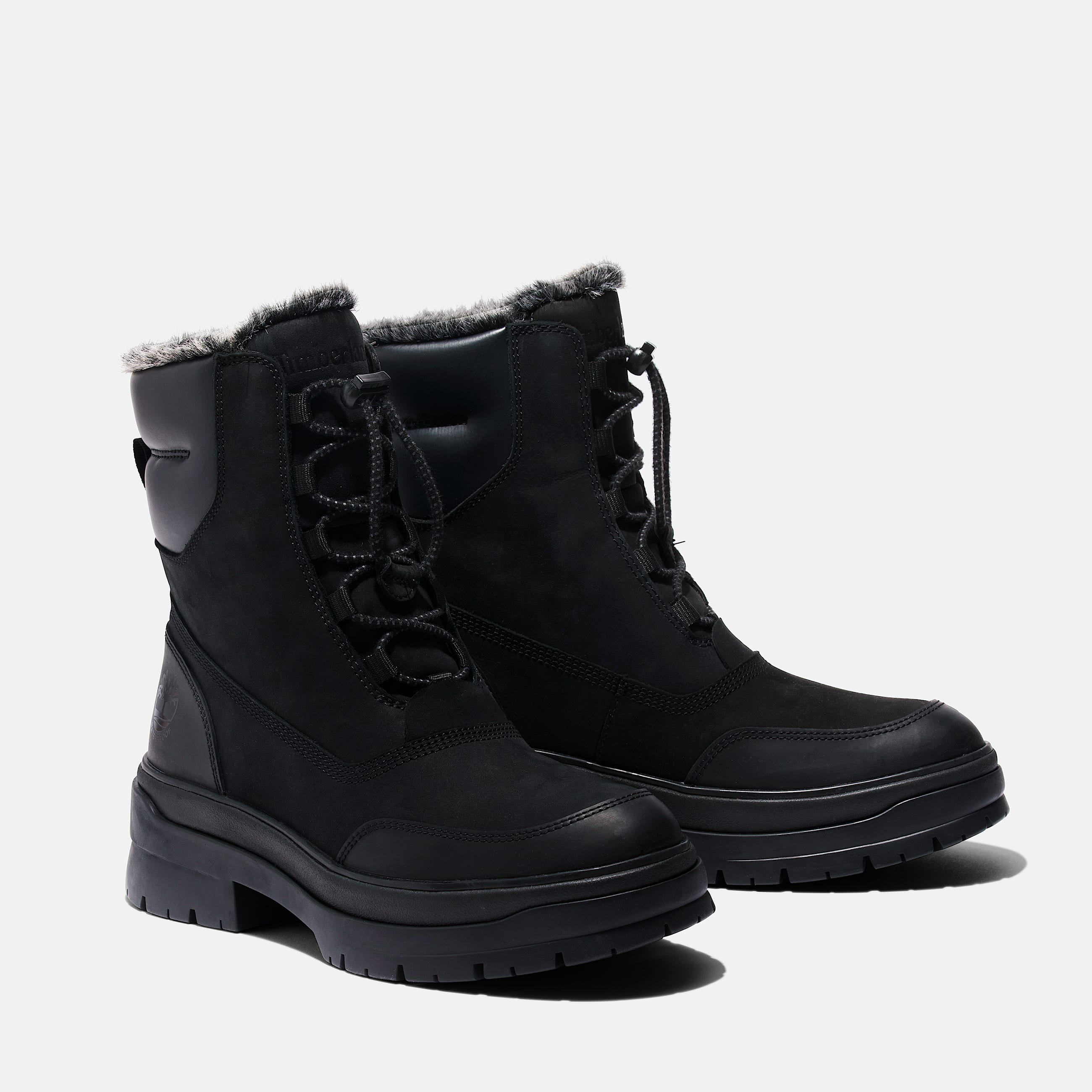 Botte impermable double Brooke Valley pour femmes TBL Nubuck noir ALT4