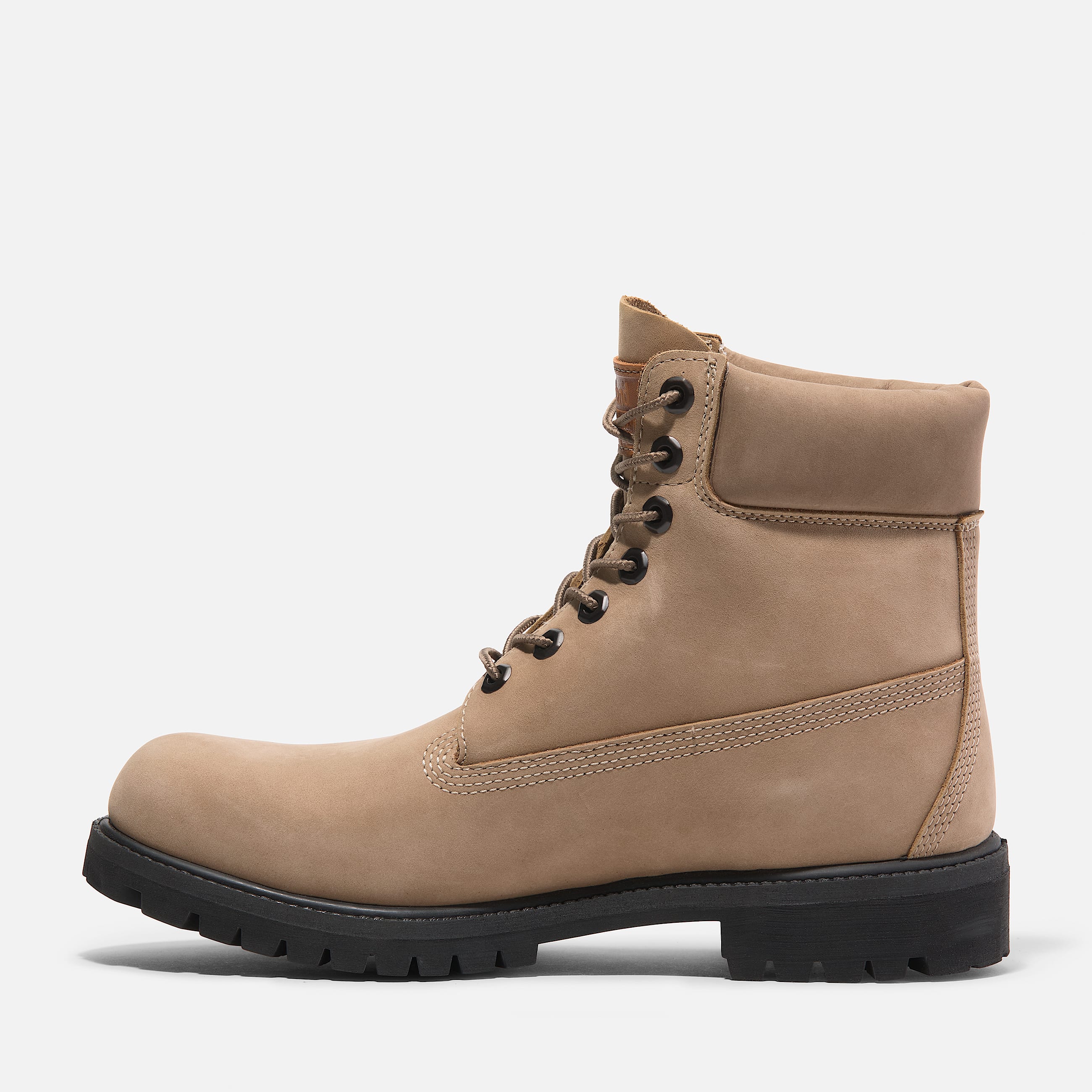 Mens Timberland Premium 6Inch Waterproof Boot TBL Beige Nubuck ALT6
