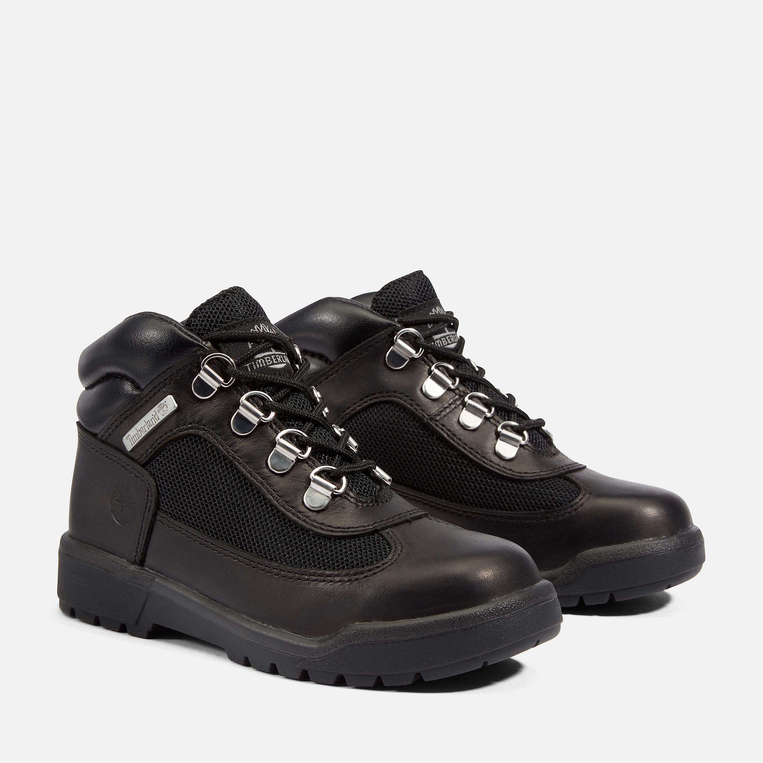 Youth Field Boots - Black Full-Grain - Leather| Timberland US