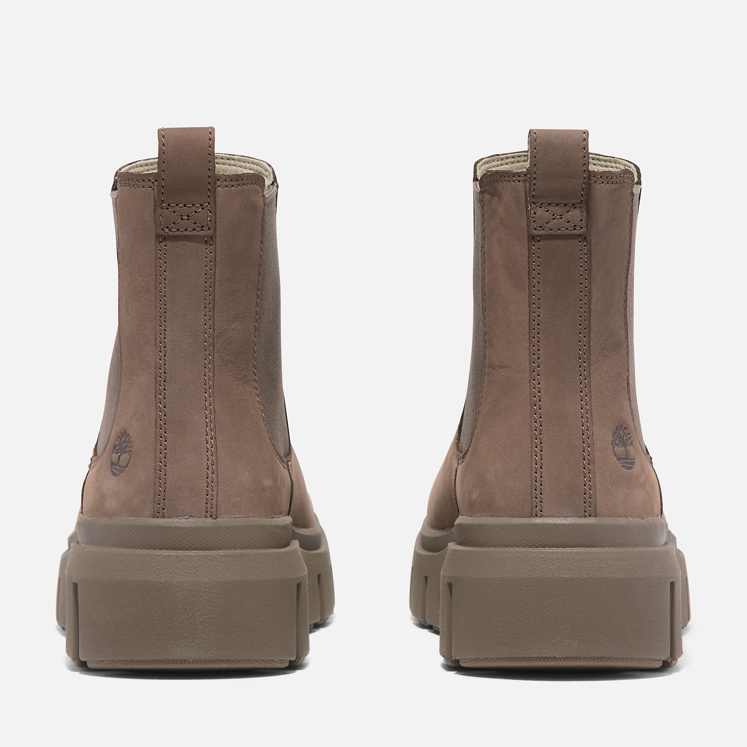 Botas Greyfield Mid Chelsea para mujer TBL Nobuk marrn ALT5