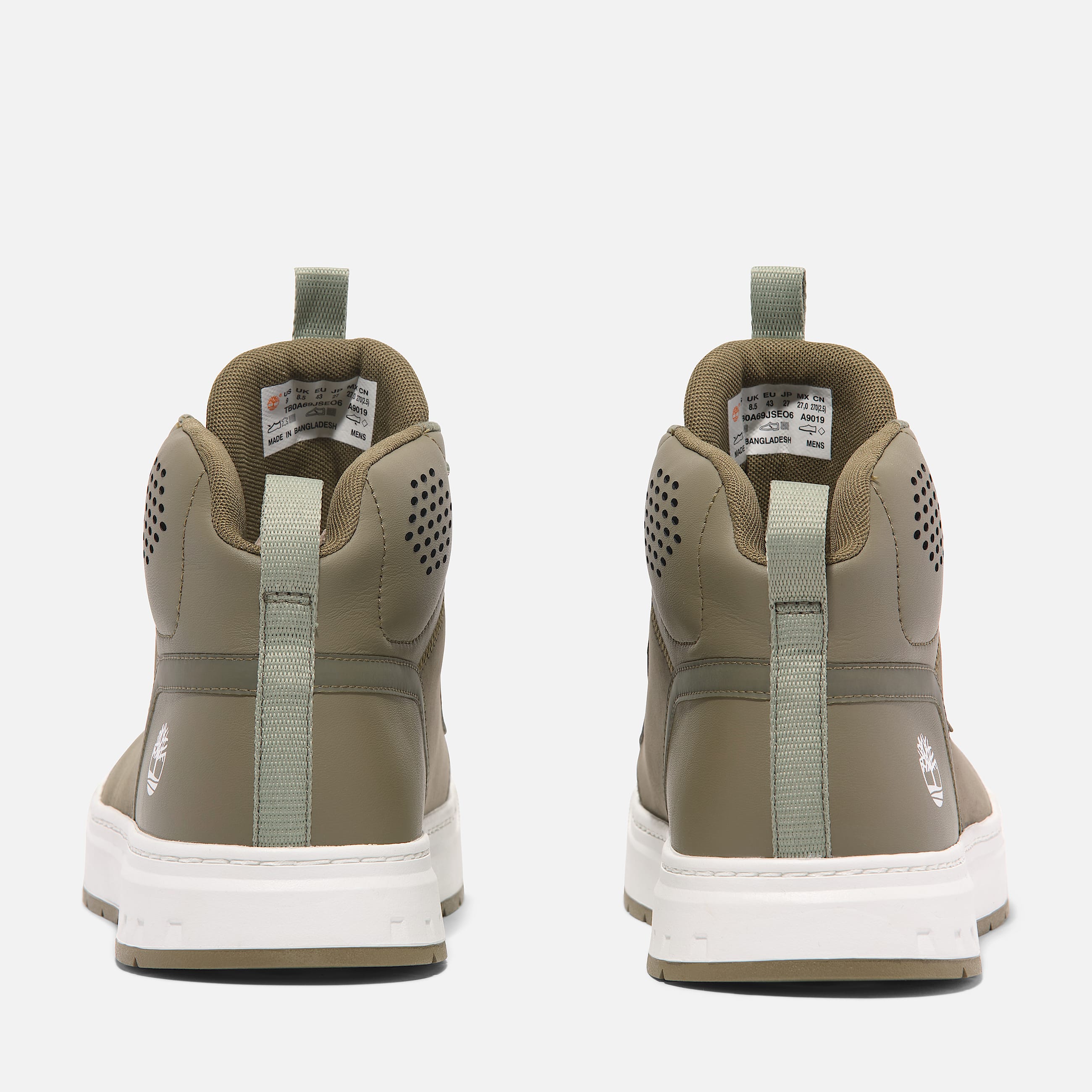 Mens Maple Grove Mid LaceUp Sneaker TBL Dark Green Nubuck ALT5