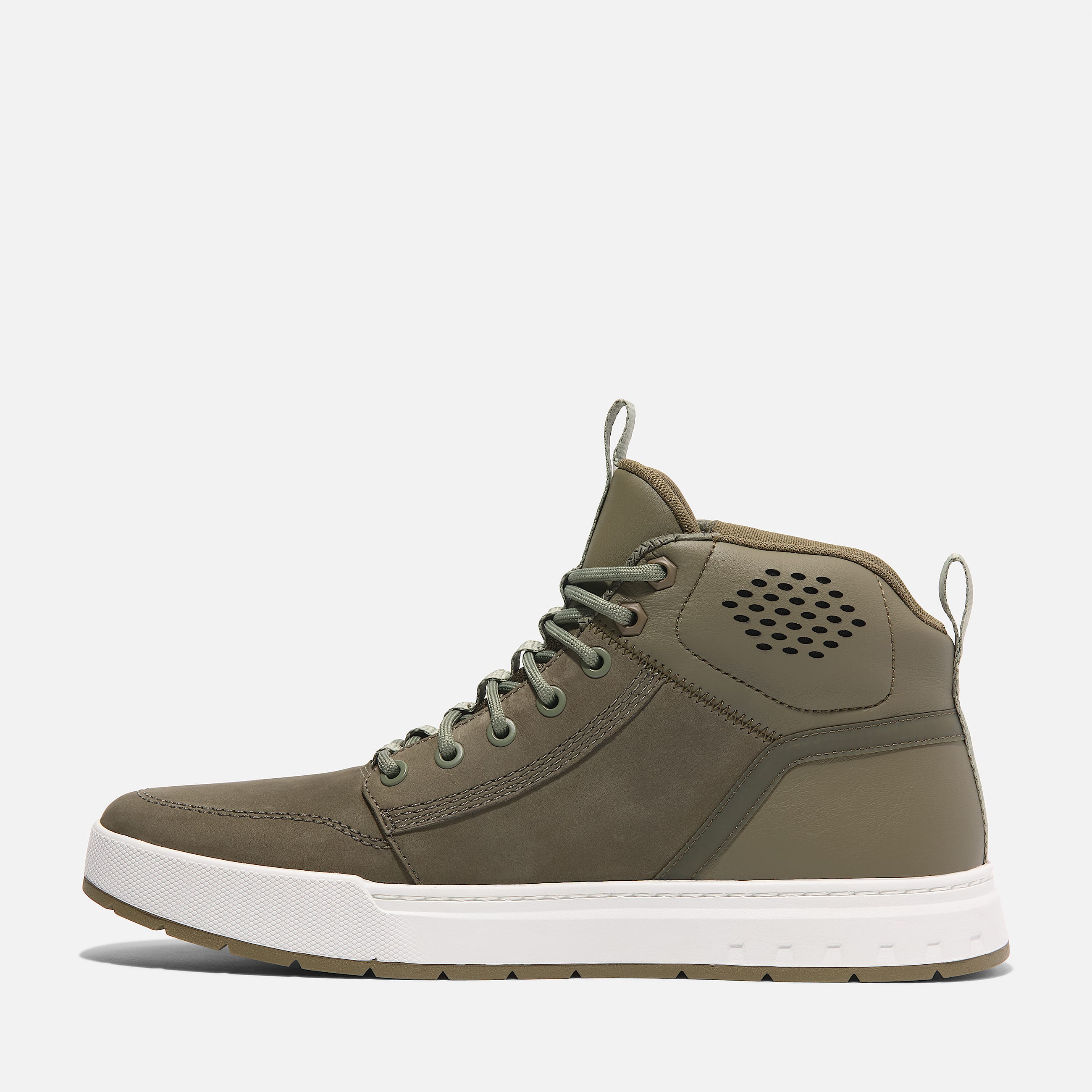 Mens Maple Grove Mid LaceUp Sneaker TBL Dark Green Nubuck ALT6