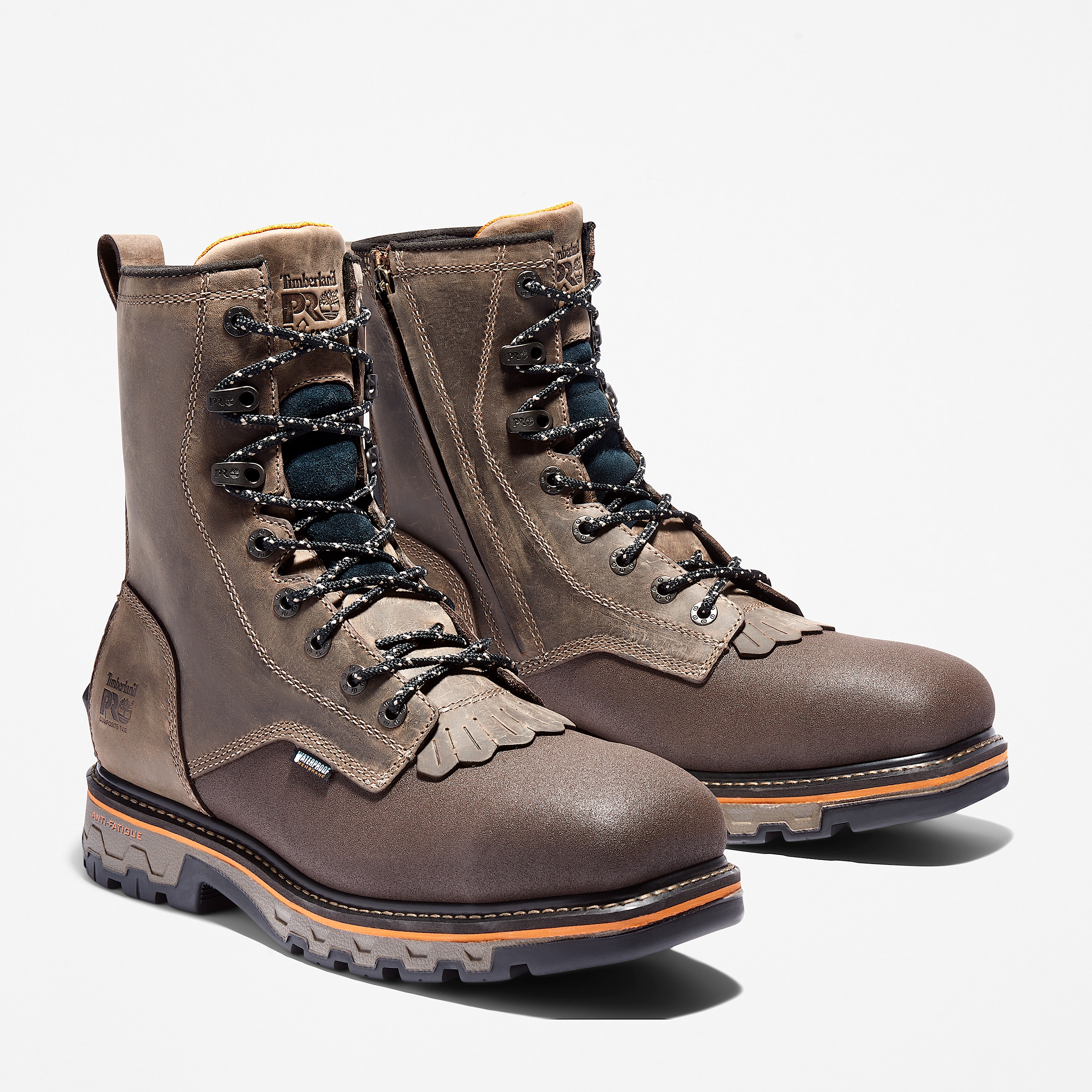 Mens True Grit 8 Composite Toe Waterproof Work Boot TBL Turkish Coffee Brown ALT4