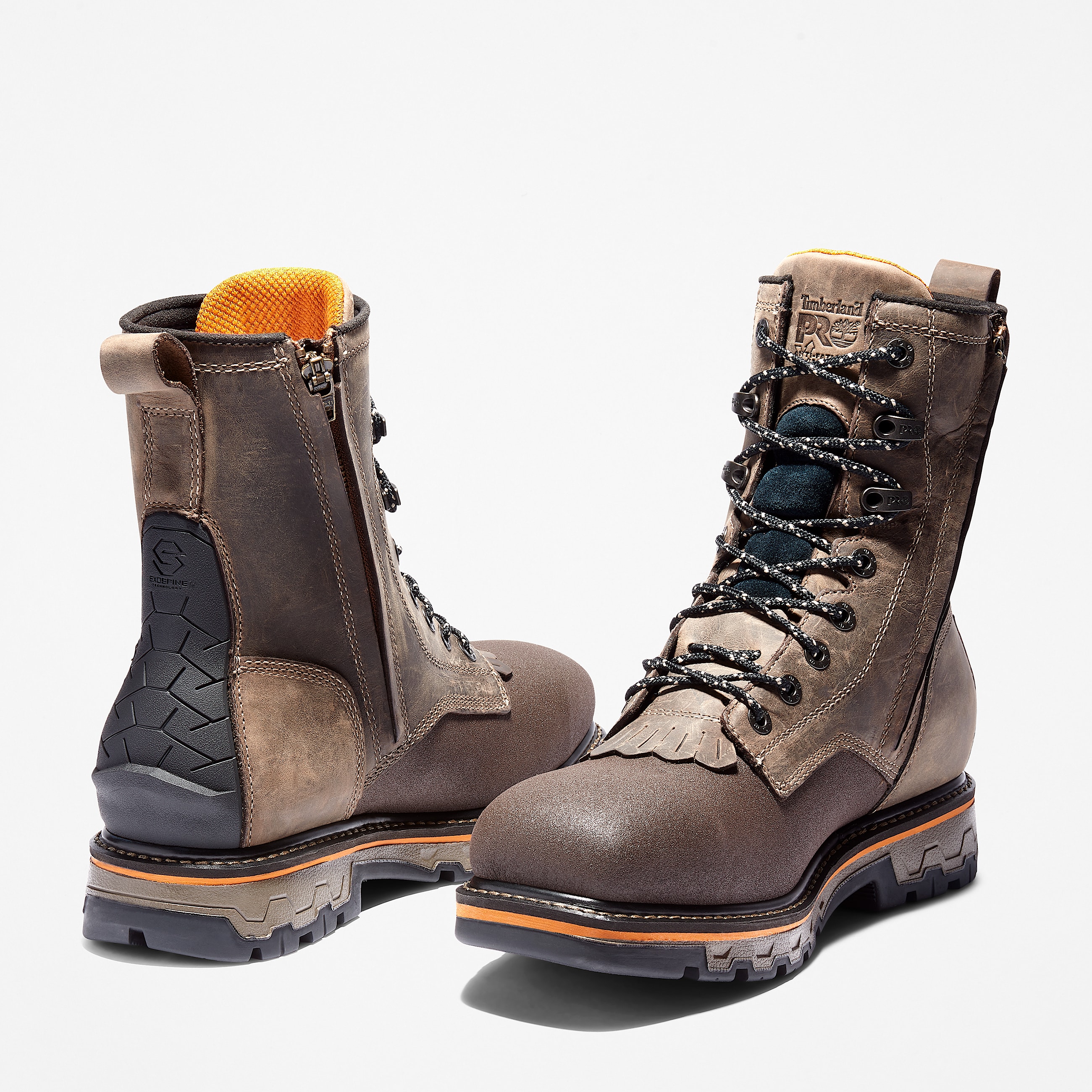 Mens True Grit 8 Composite Toe Waterproof Work Boot TBL Turkish Coffee Brown ALT5