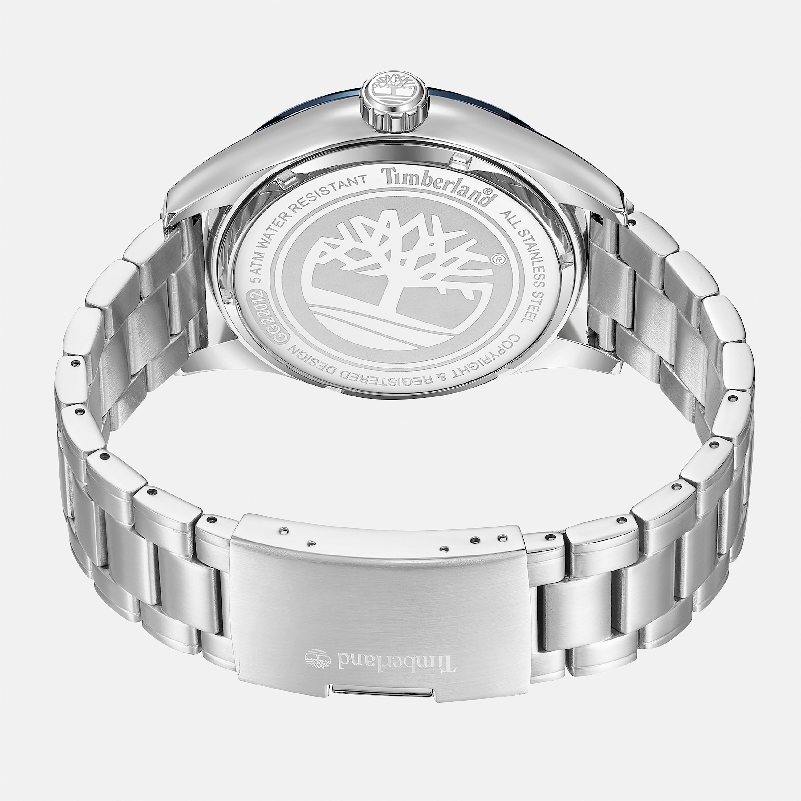 Mens Calverton Watch TBL Blue FaceSilver Band ALT1