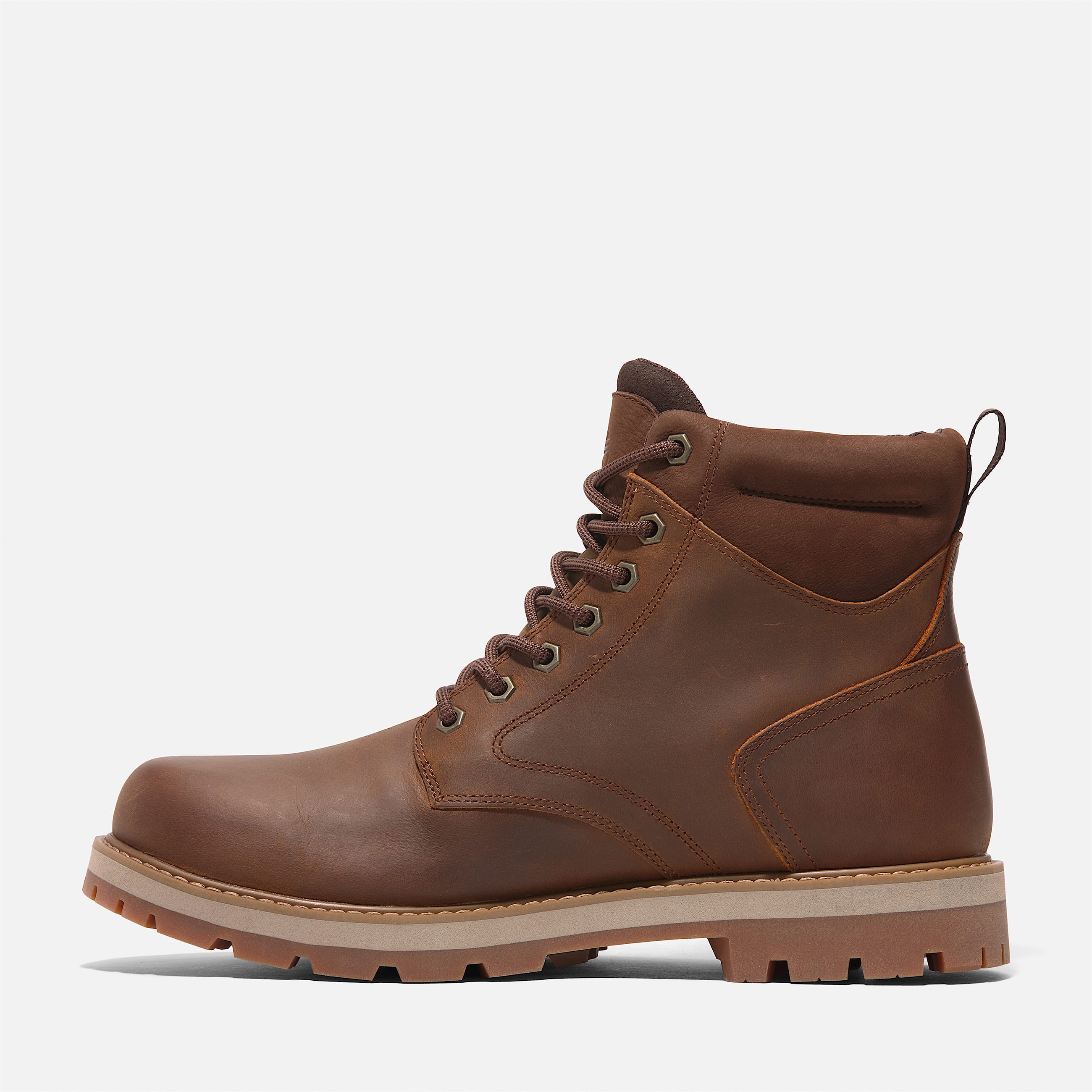 Mens Britton Road Mid LaceUp Waterproof Boot TBL Rust FullGrain ALT6