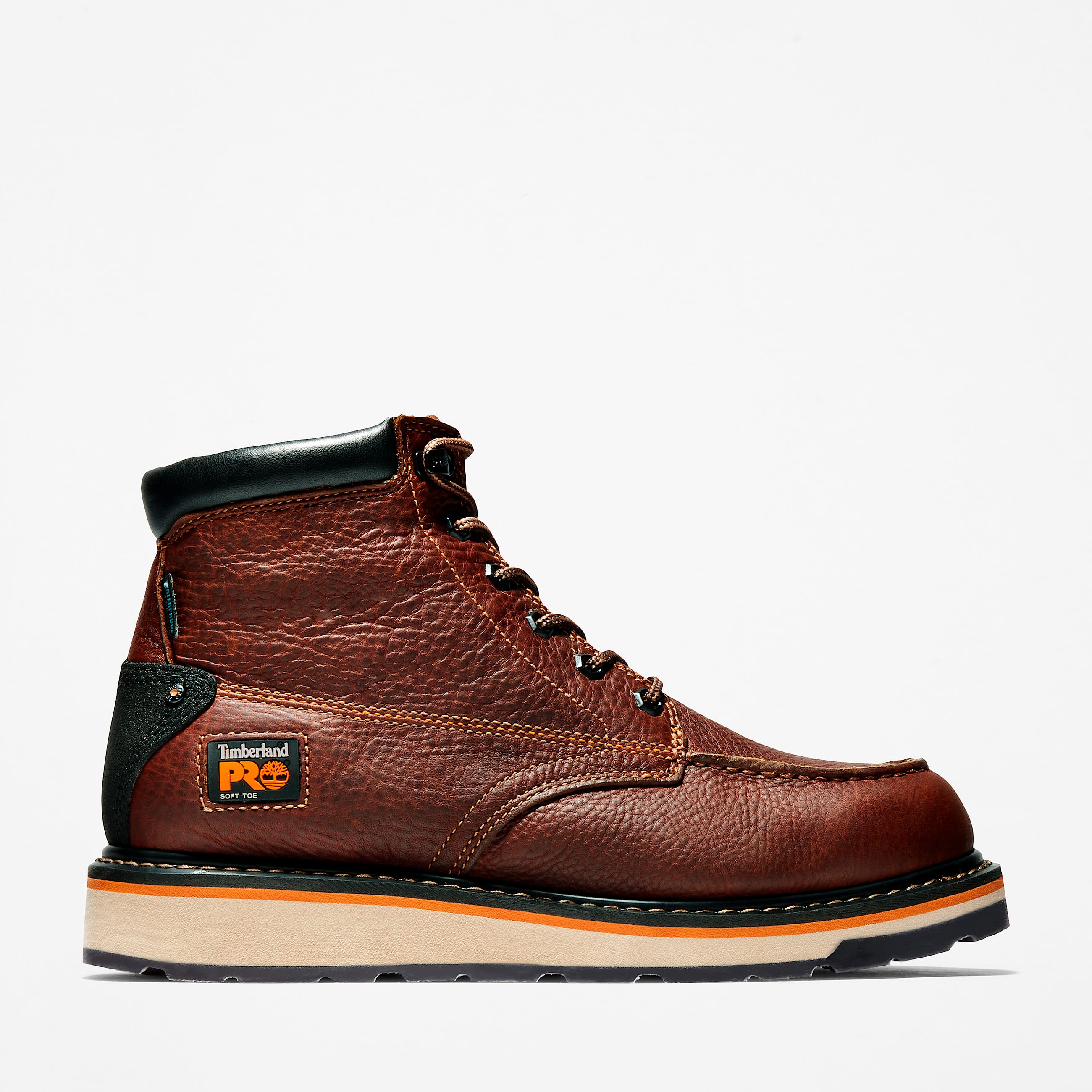 Mens Gridworks 6 Waterproof Work Boot TBL Rancher Brown HERO