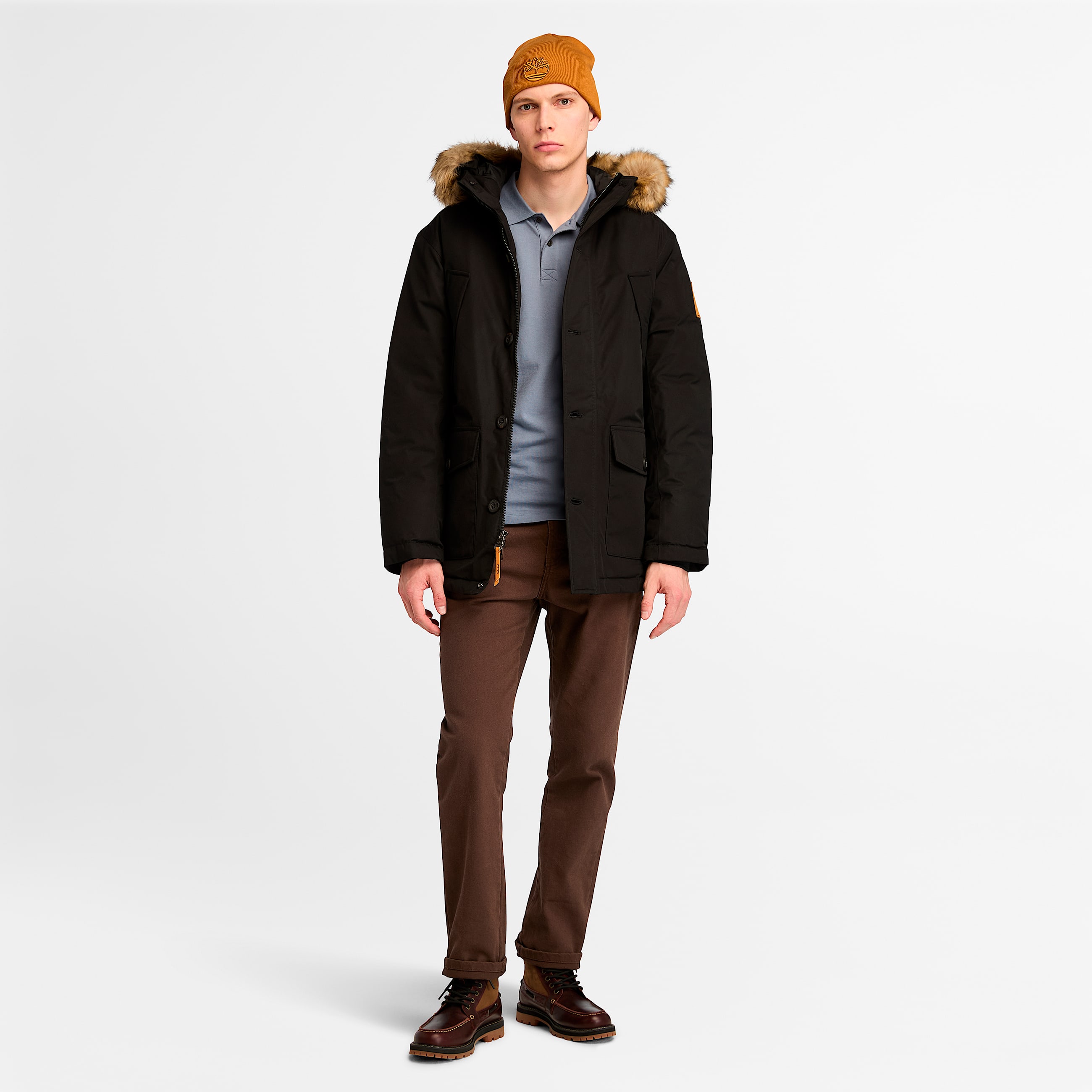 Mens Scar Ridge Waterproof Parka TBL Black ALT1