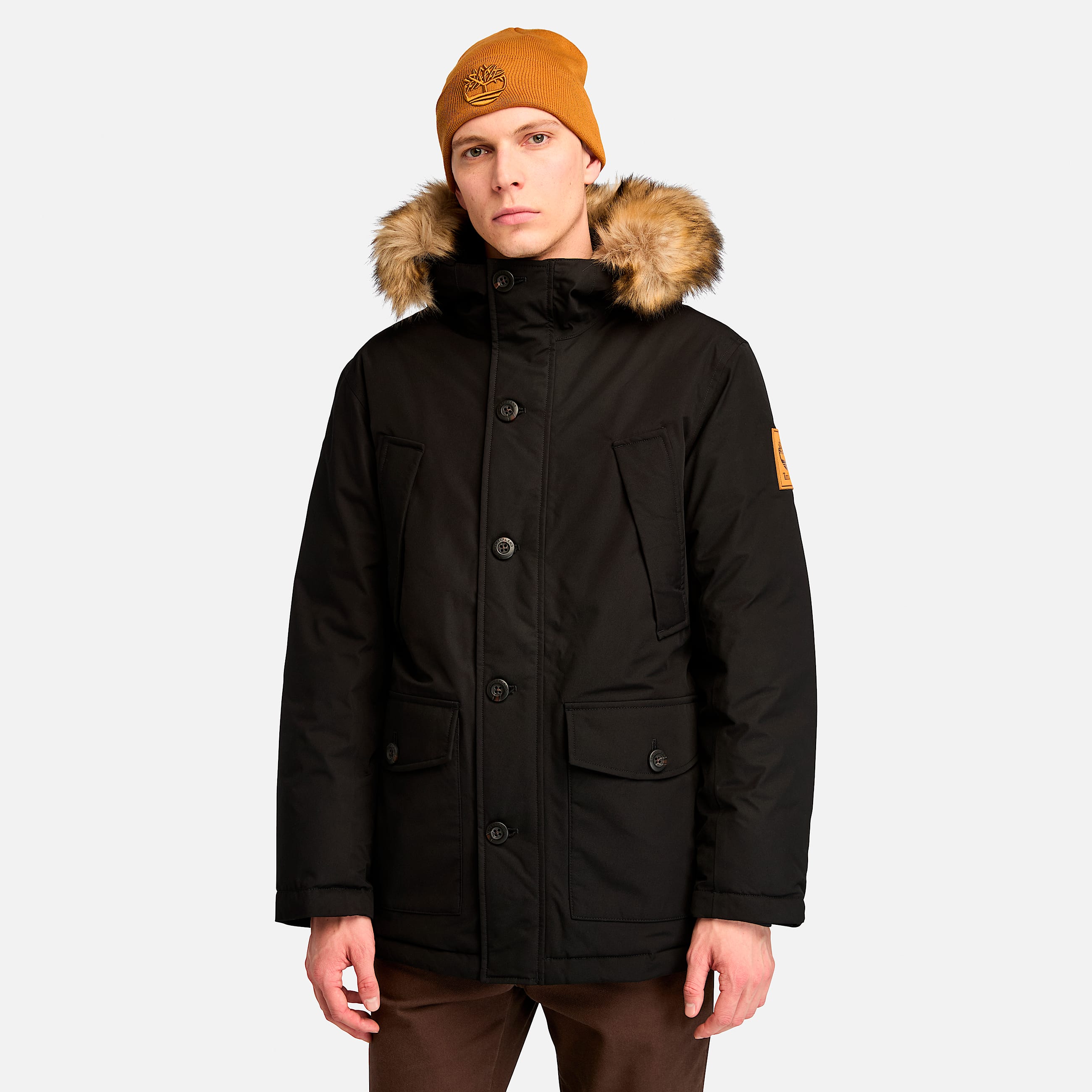 Mens Scar Ridge Waterproof Parka TBL Black HERO