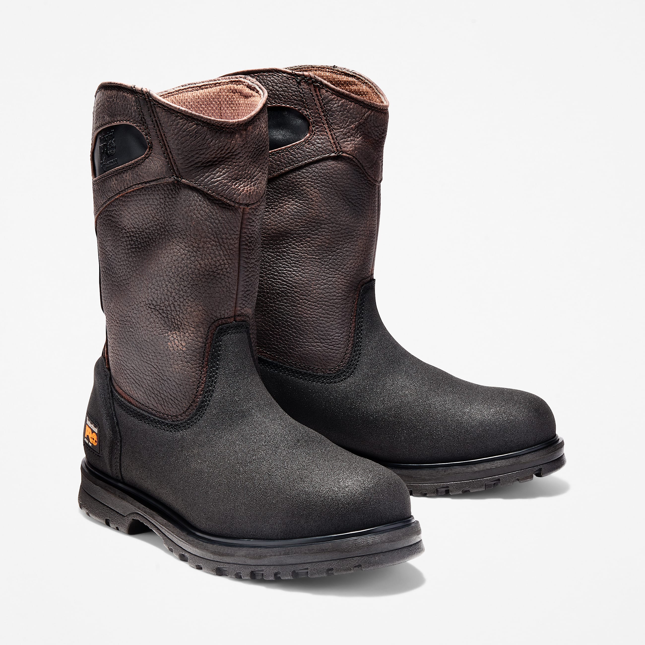 Botas de trabajo para hombre PowerWelt Pull con Steel Toe TBL Marrn ALT4