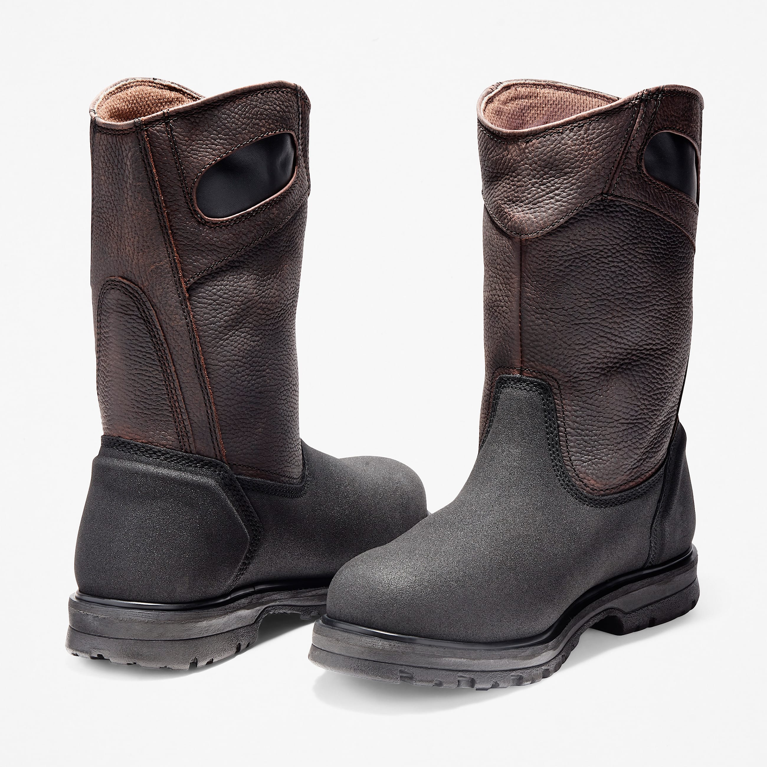 Botas de trabajo para hombre PowerWelt Pull con Steel Toe TBL Marrn ALT5