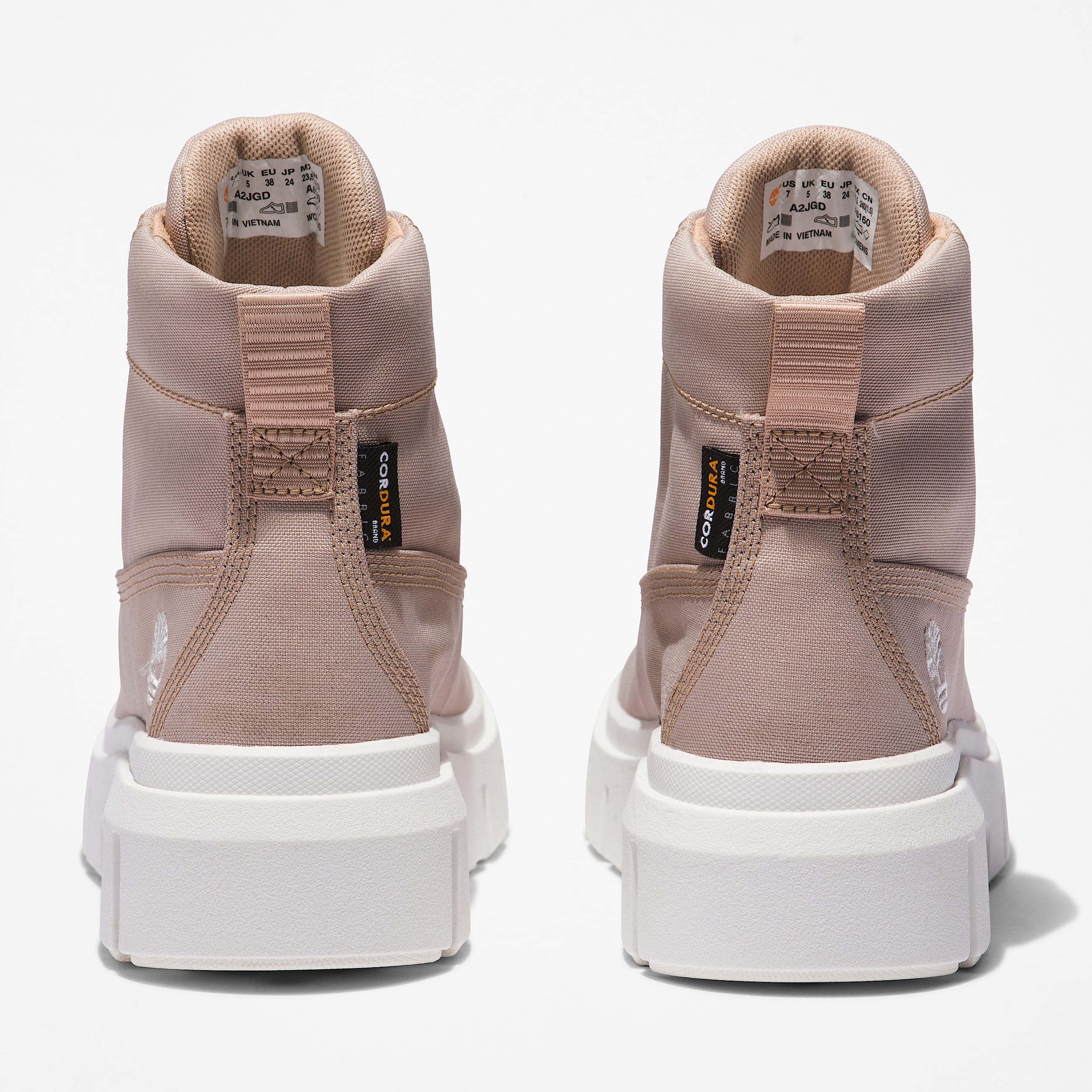 Womens Greyfield Canvas Boots TBL Light Brown ALT5