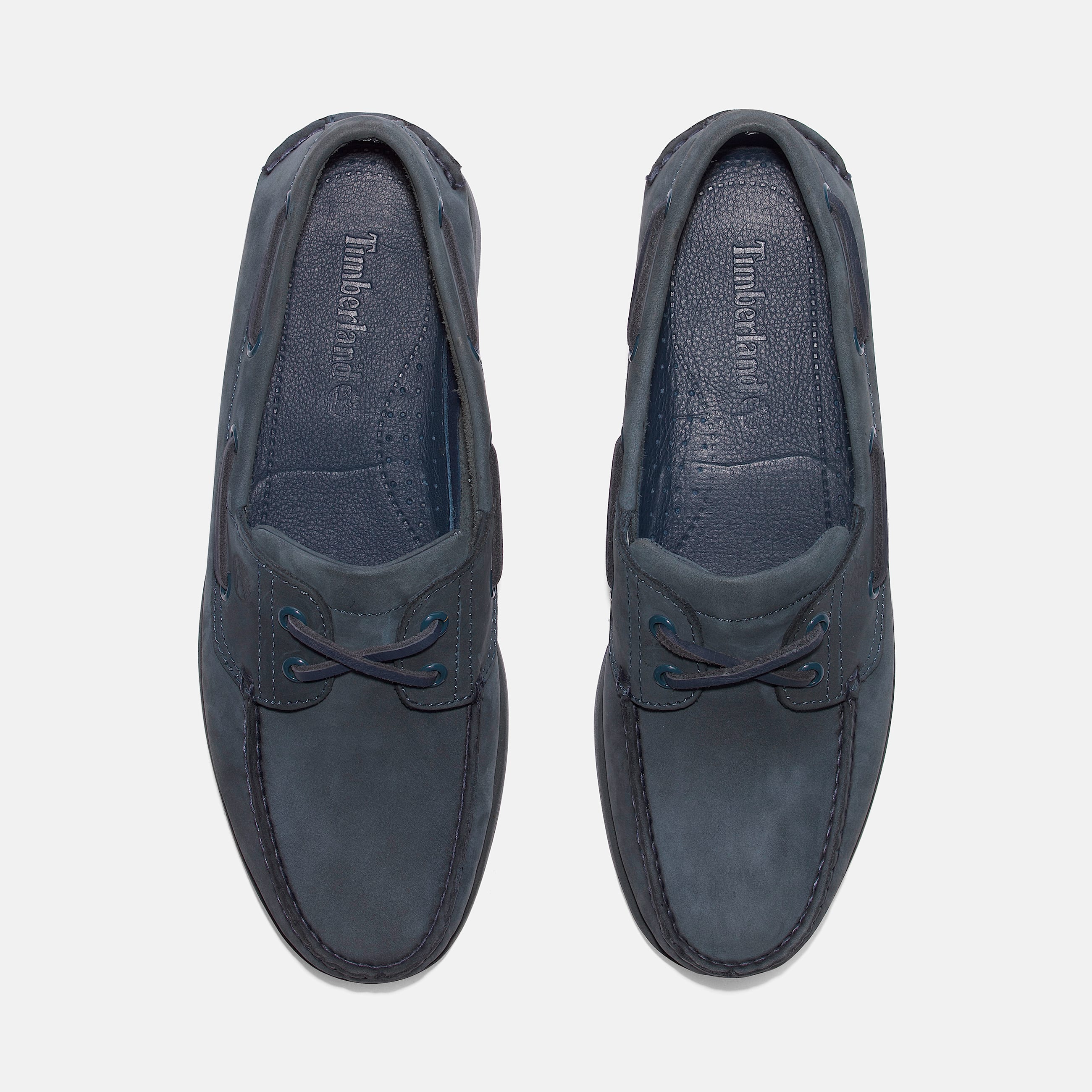 Chaussure bateau classique pour hommes TBL Nubuck bleu fonc ALT2