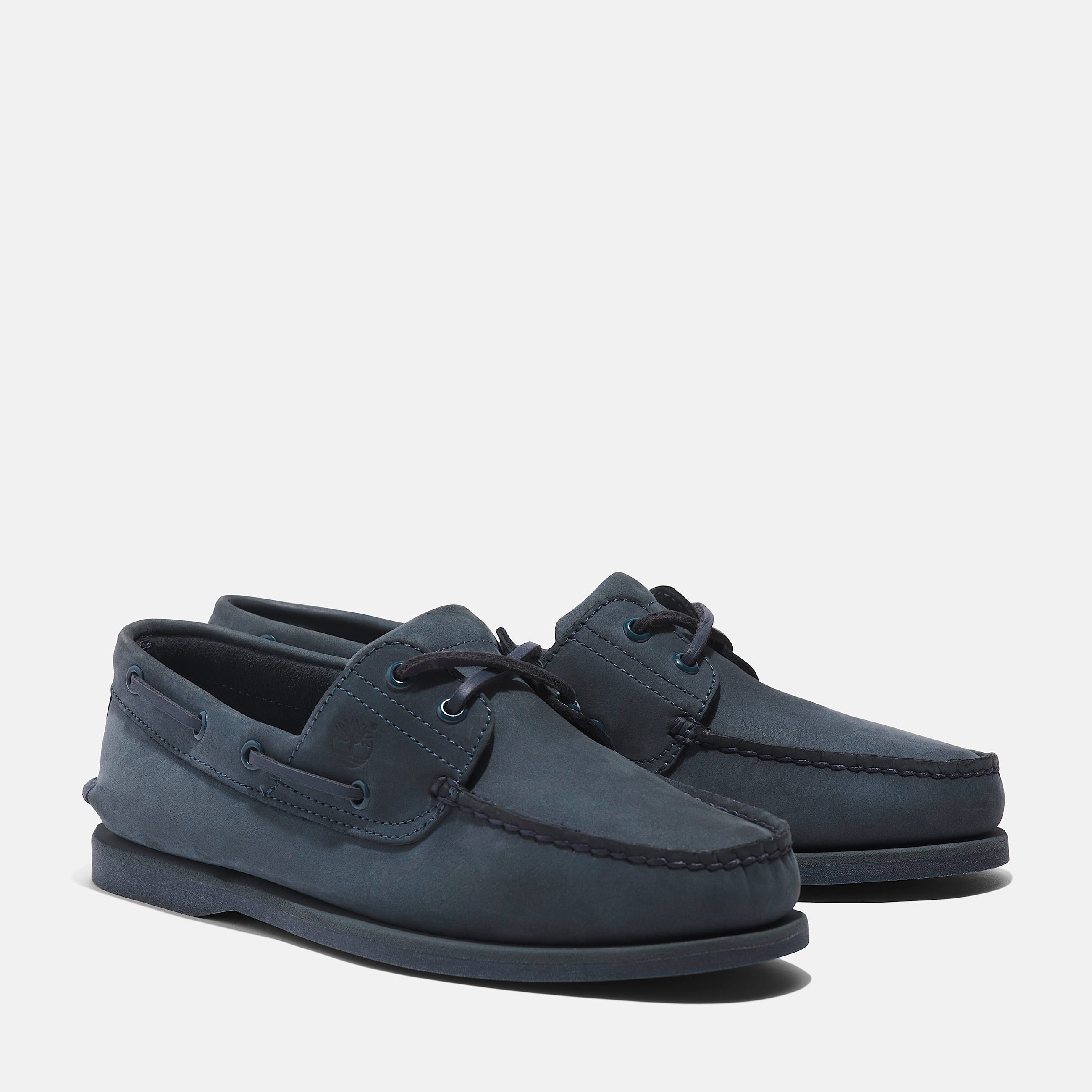 Chaussure bateau classique pour hommes TBL Nubuck bleu fonc ALT4