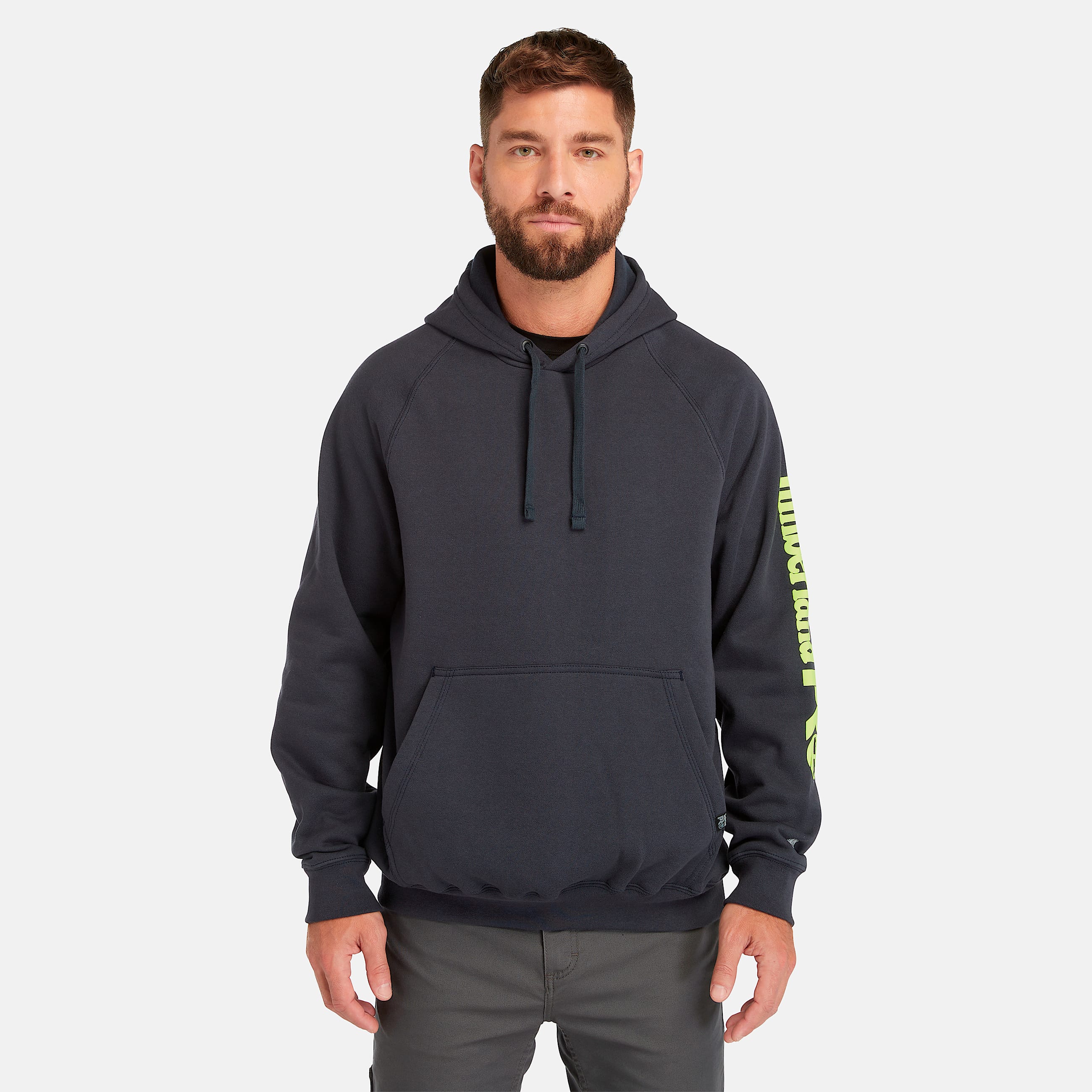 Mens Timberland PRO Hood Honcho Sport Hoodie TBL Dark NavyPRO Yellow HERO