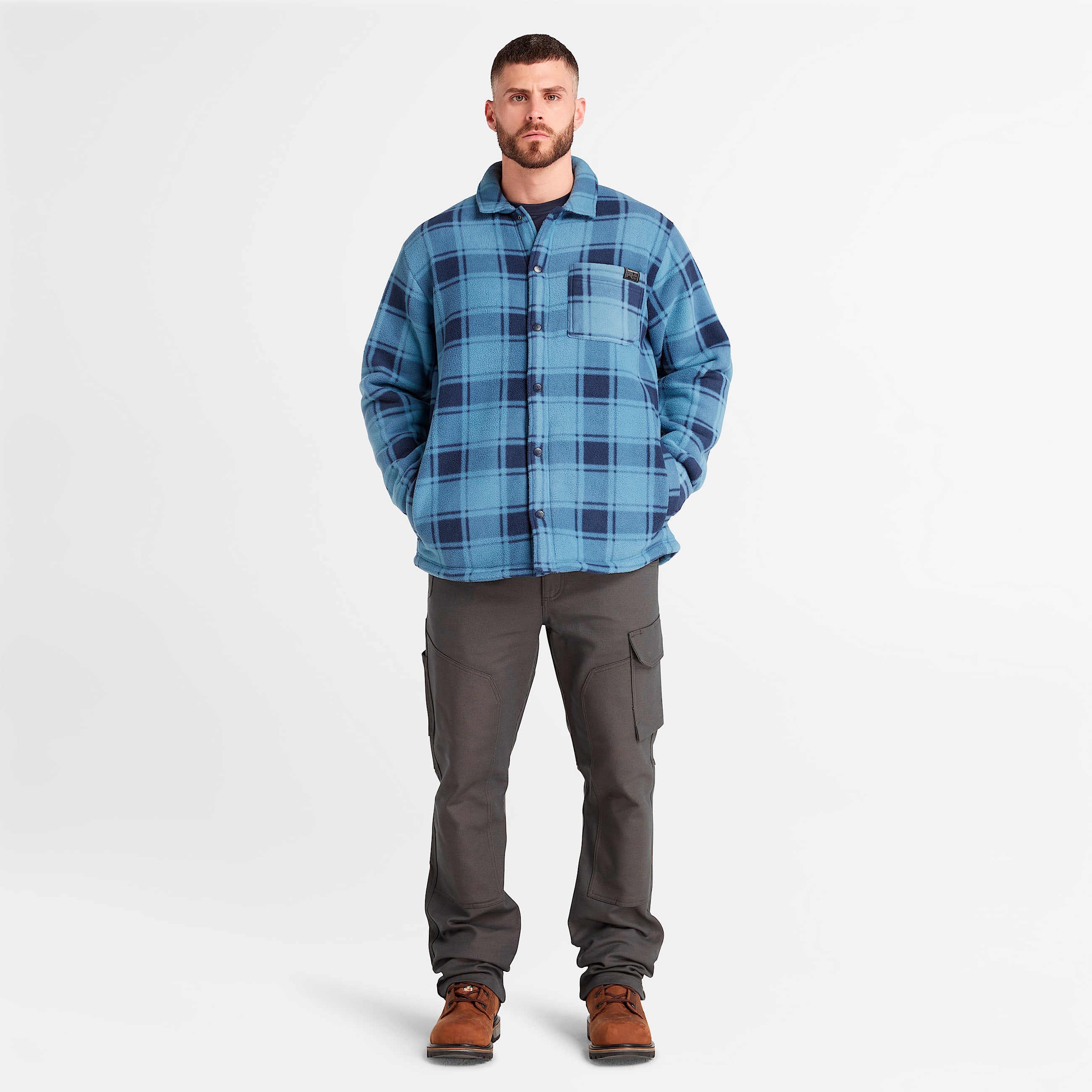 Mens Timberland PRO Morphix DoubleFront Brushed Canvas Utility Pant TBL Asphalt ALT1