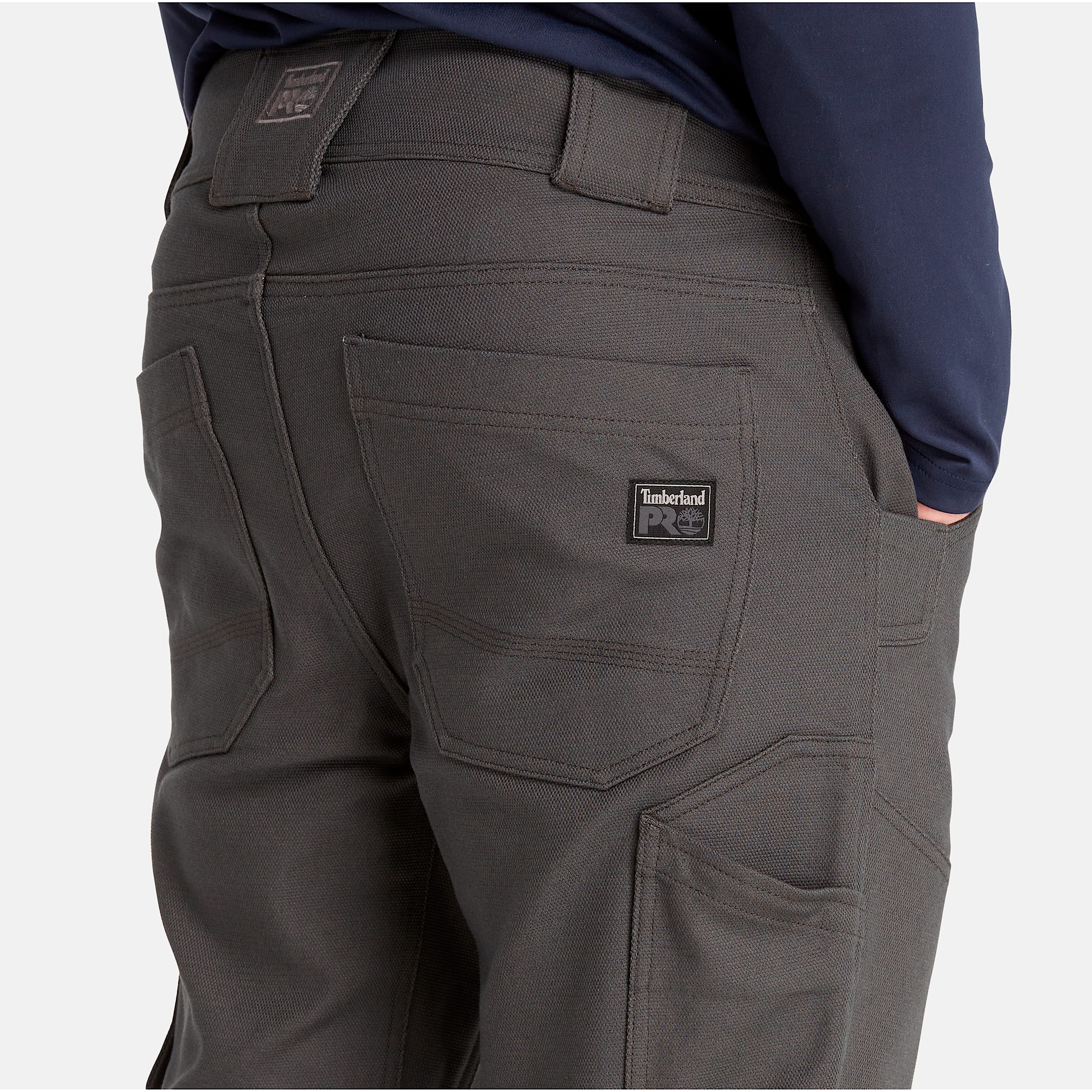 Mens Timberland PRO Morphix DoubleFront Brushed Canvas Utility Pant TBL Asphalt ALT4