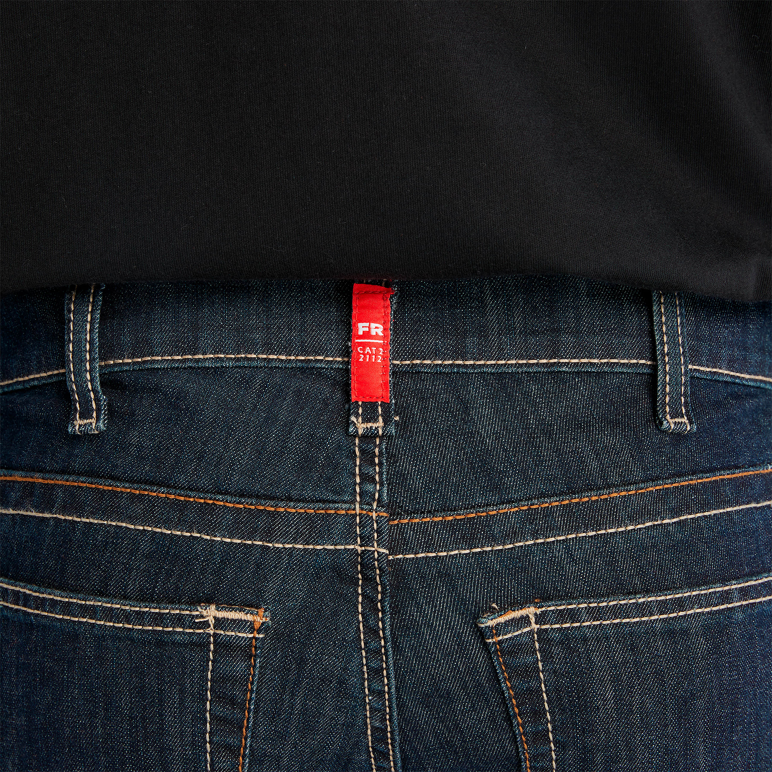 Mens Timberland PRO GritNGrind FlameResistant Flex Denim Work Jeans TBL FlameResistant Dark Wash ALT3