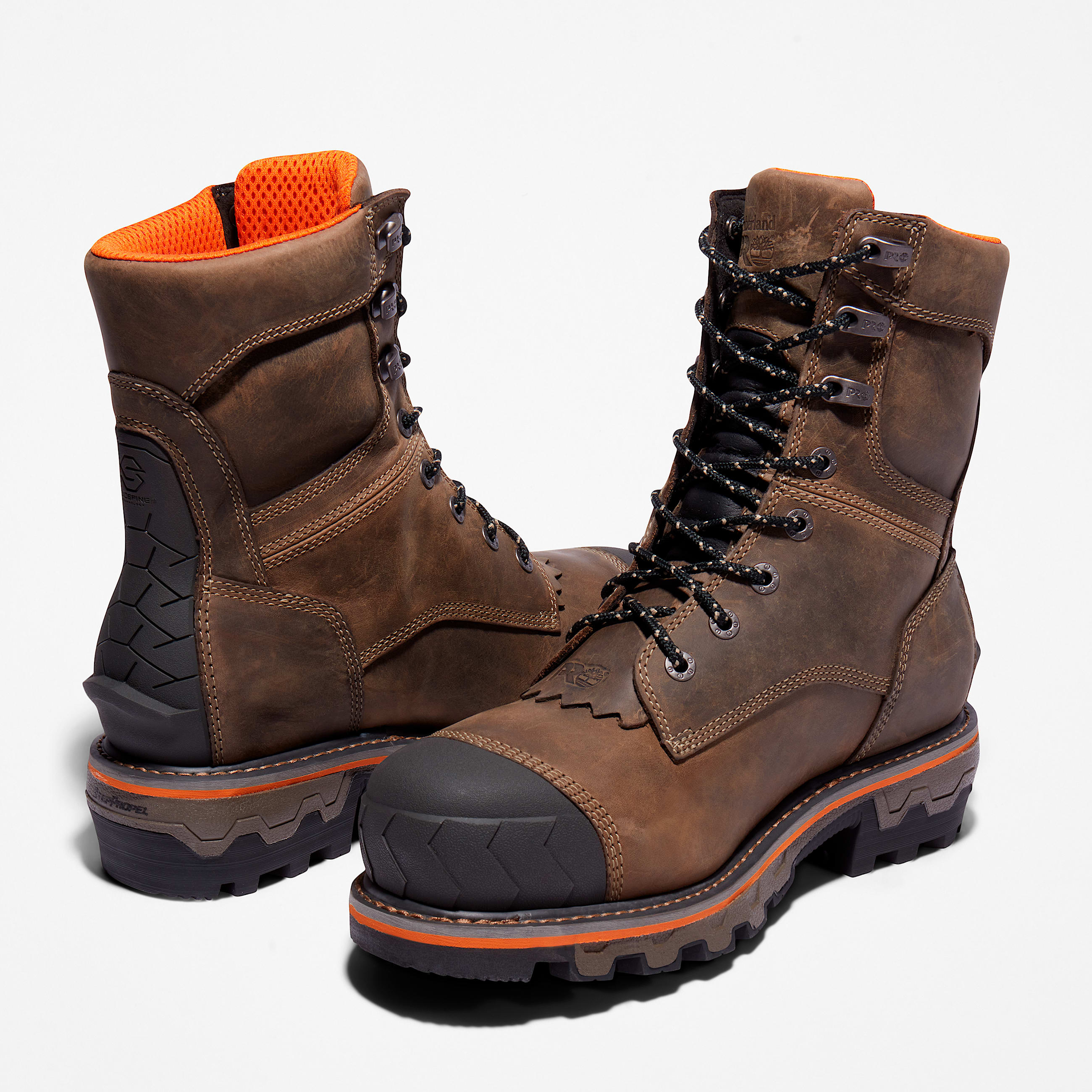Mens Boondock HD Logger Composite Toe Waterproof Work Boot TBL Turkish Coffee Brown ALT5