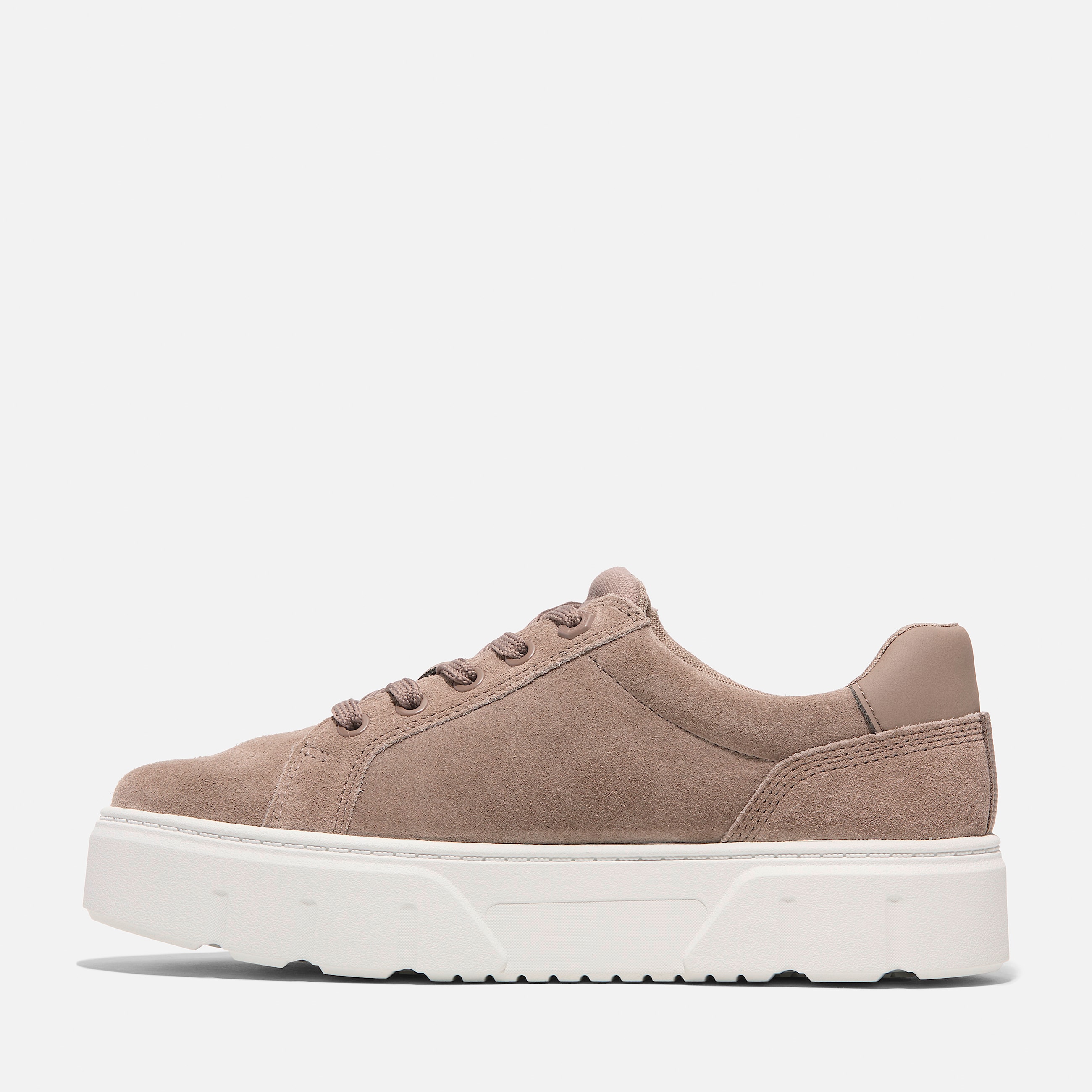 Womens Laurel Court Low LaceUp Sneaker TBL Taupe Suede ALT6