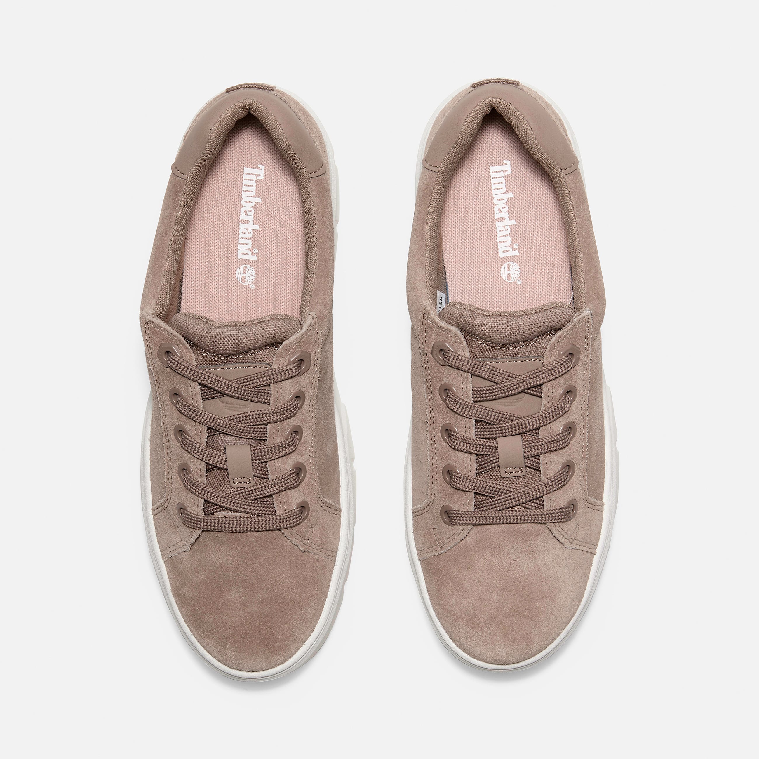 Womens Laurel Court Low LaceUp Sneaker TBL Taupe Suede ALT2