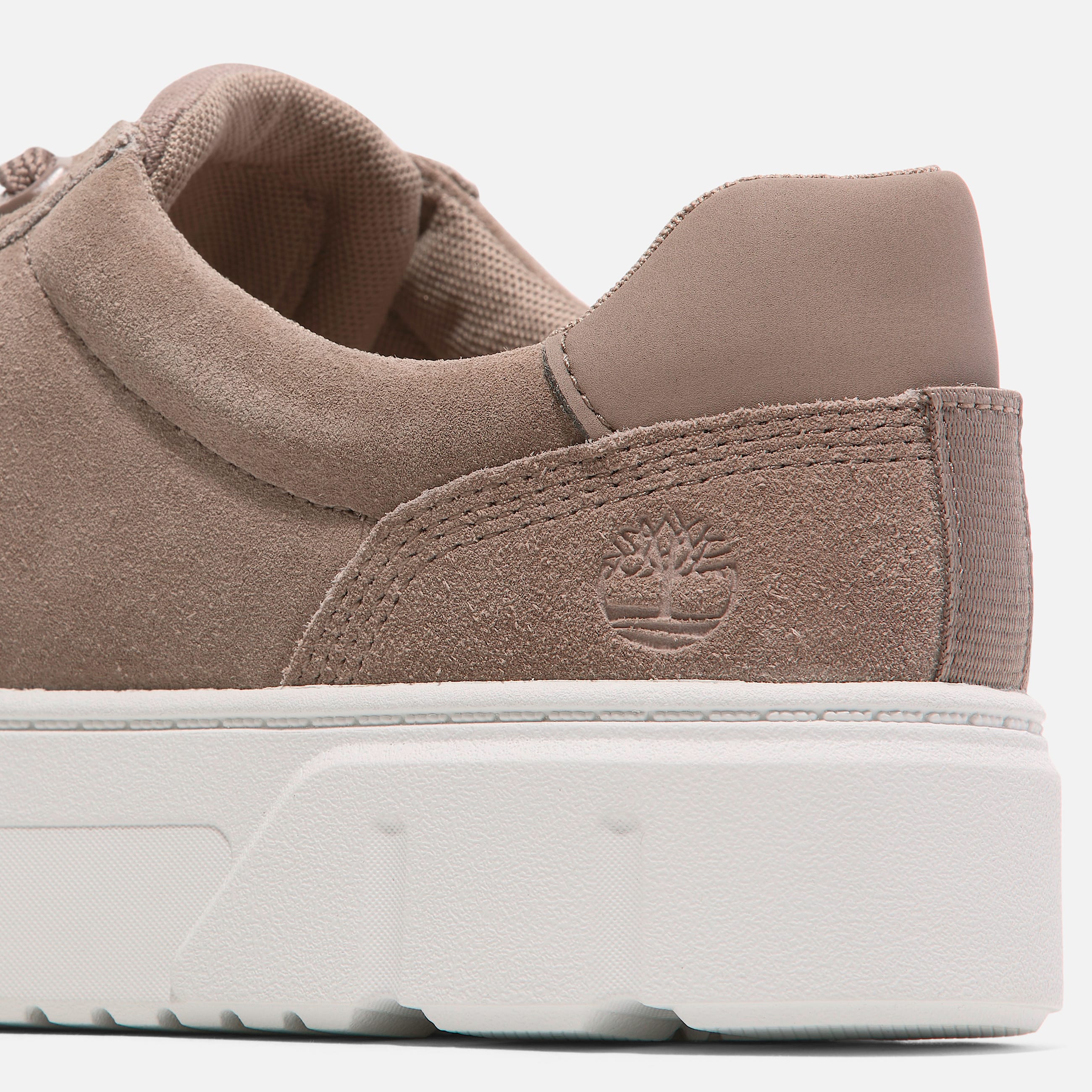 Womens Laurel Court Low LaceUp Sneaker TBL Taupe Suede ALT7