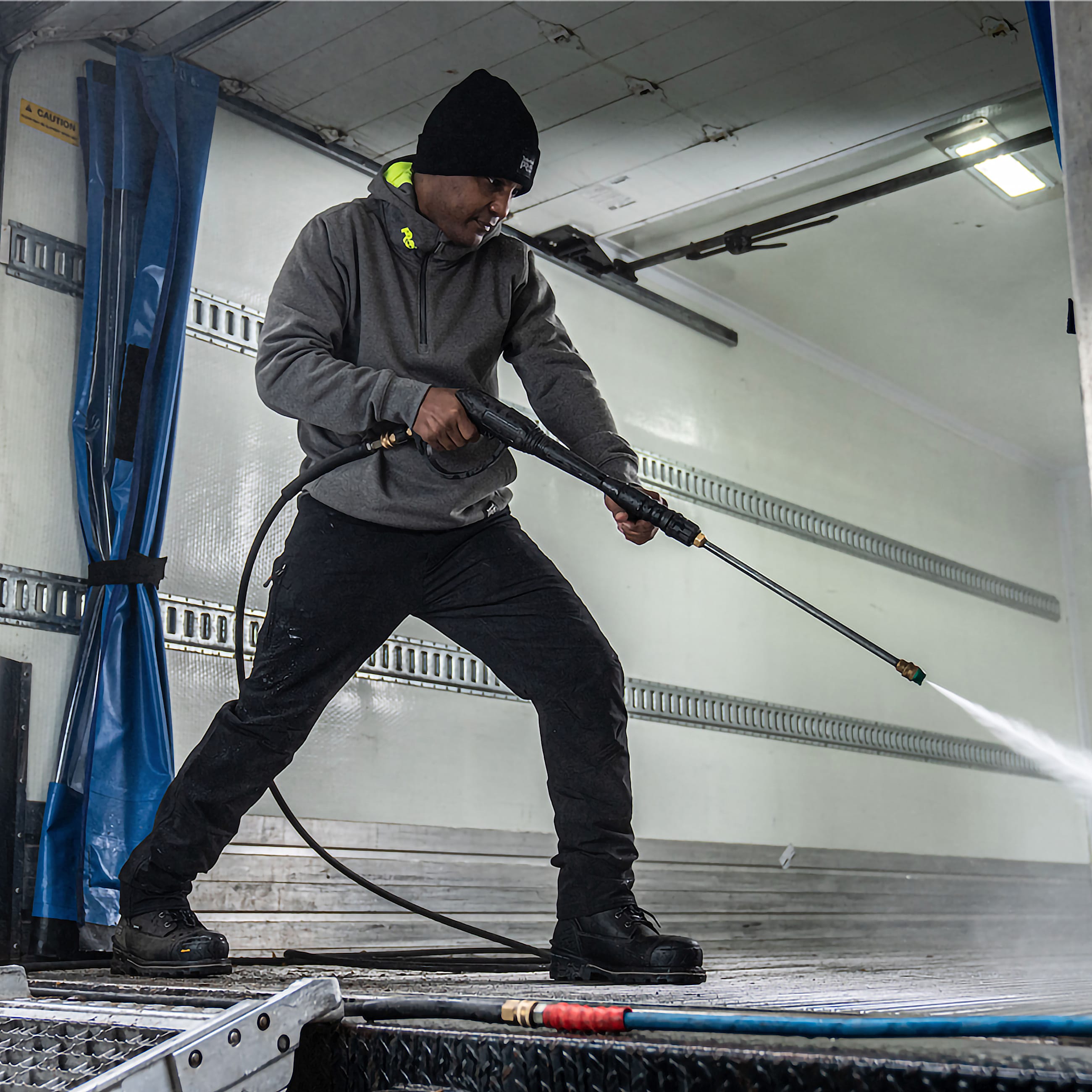 Mens Timberland PRO Boondock HD 6 Waterproof CompToe Work Boot TBL Black ALT1