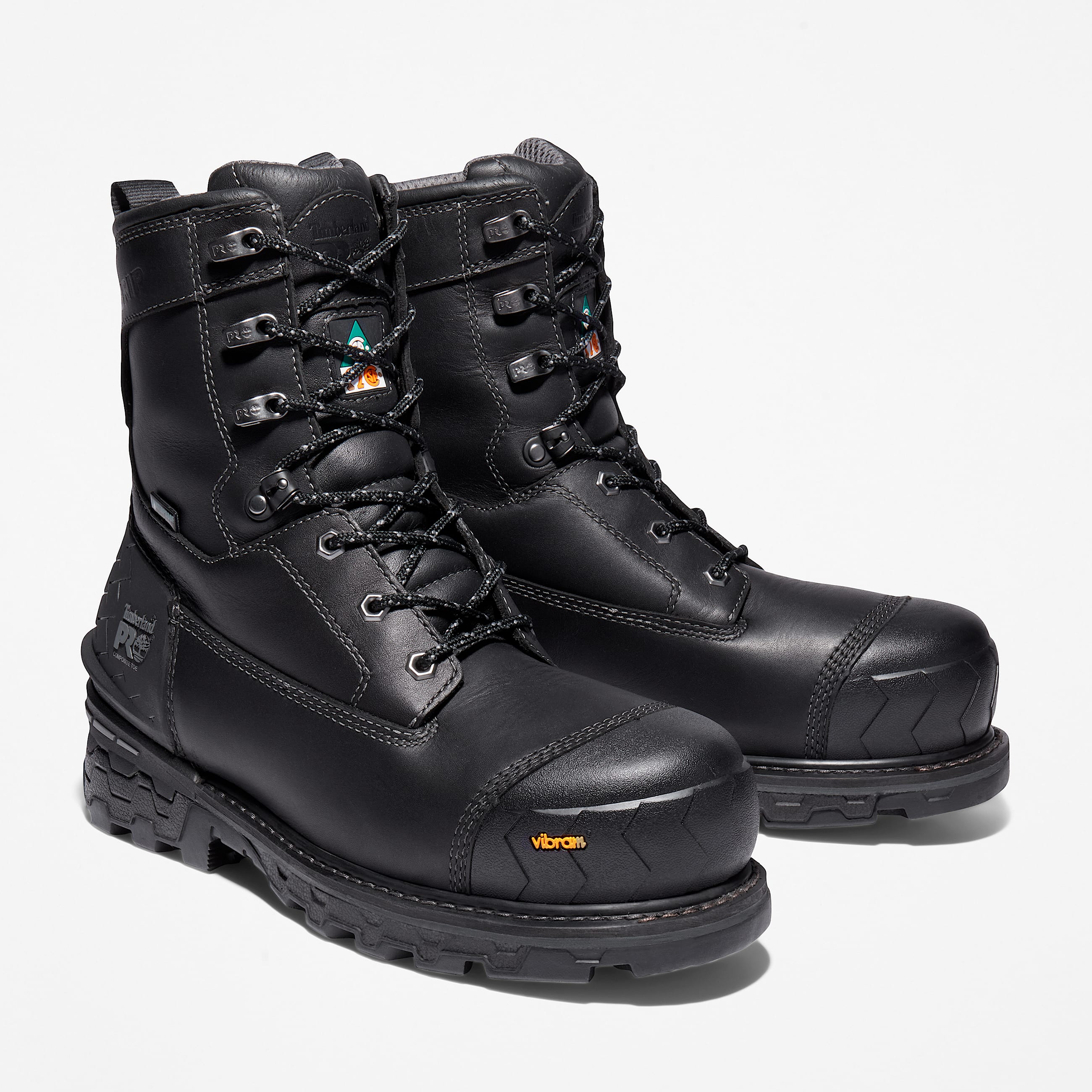 Mens Boondock HD 8 Composite Toe Waterproof Work Boot TBL Black ALT4