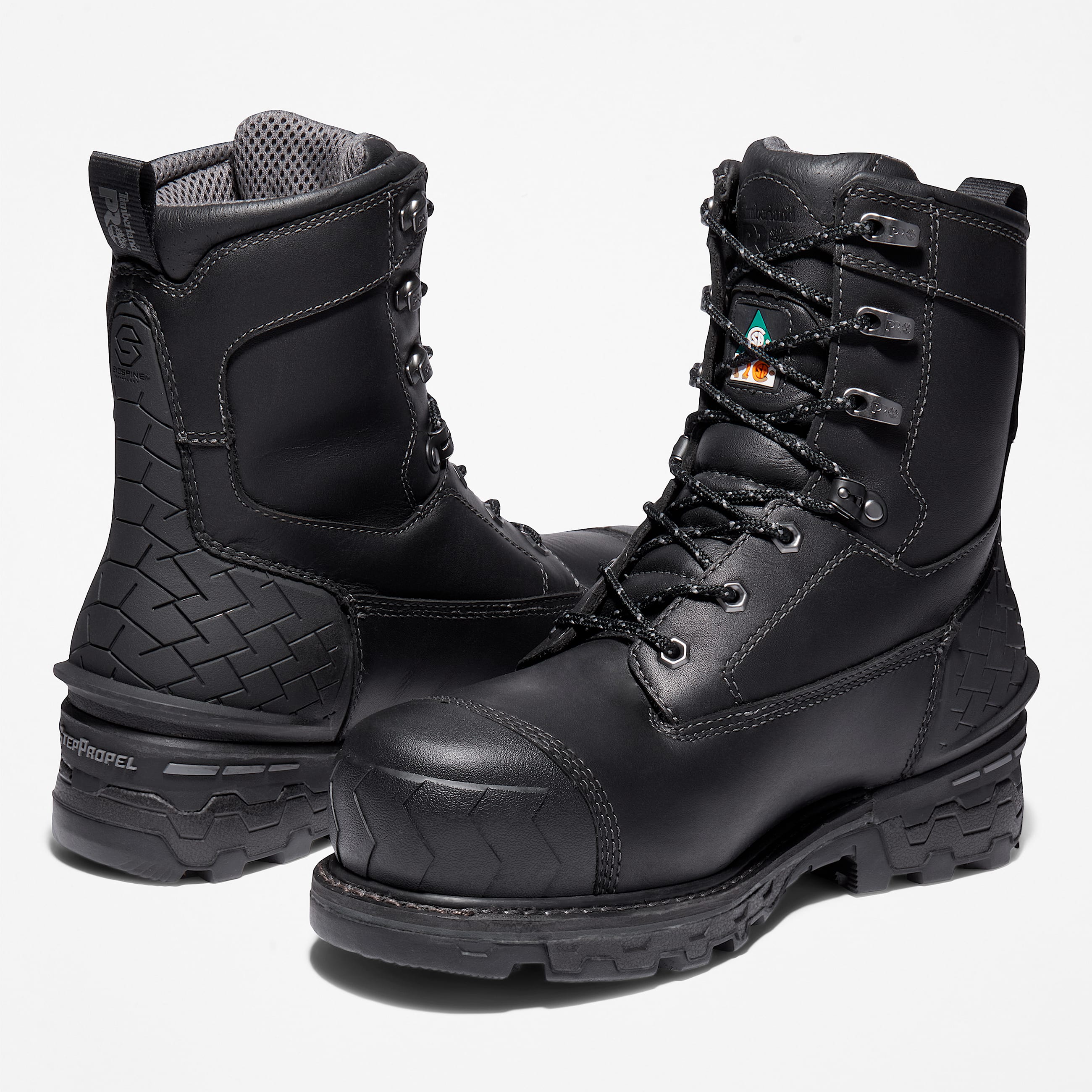 Mens Boondock HD 8 Composite Toe Waterproof Work Boot TBL Black ALT5