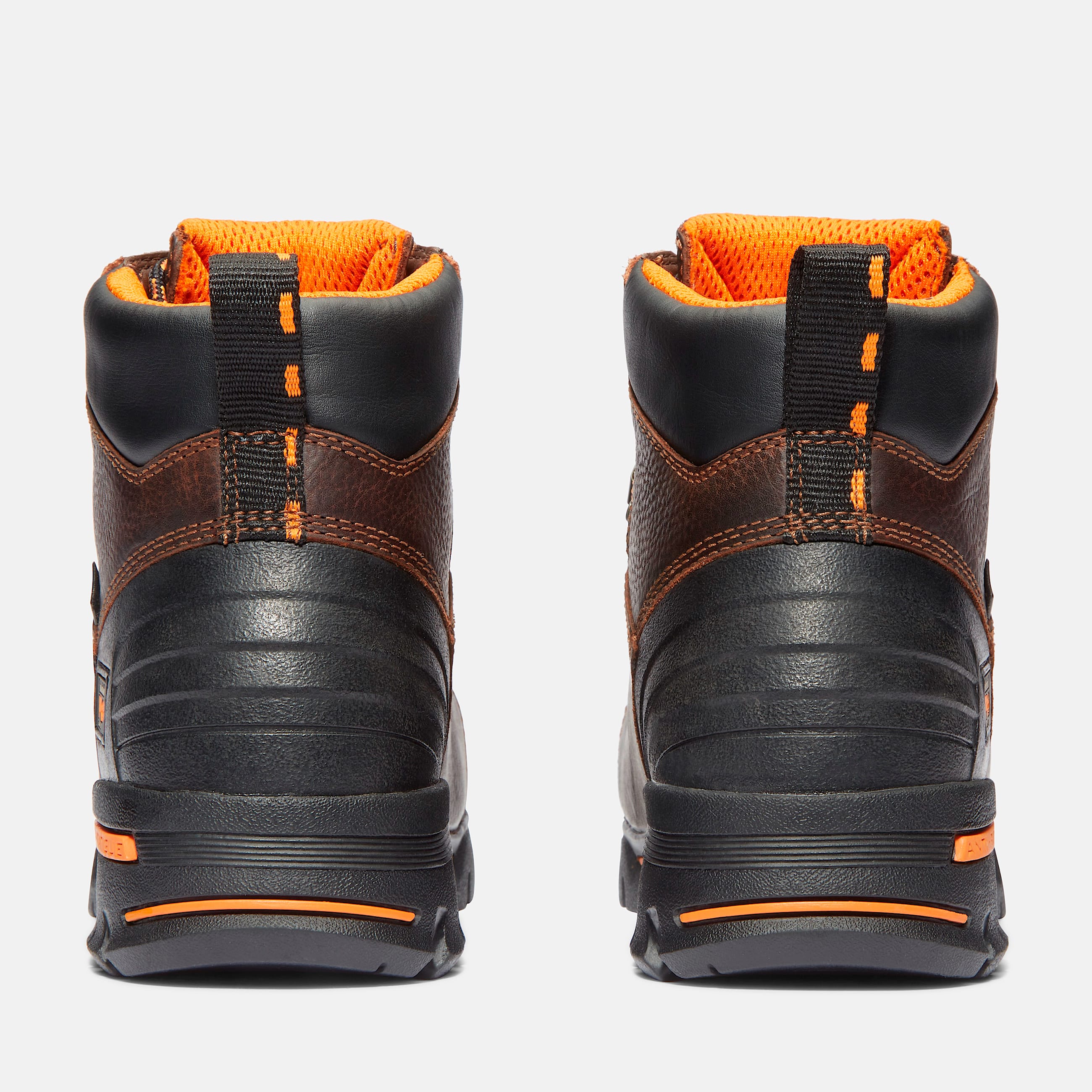 Mens Timberland PRO Endurance 6 Steel Toe Work Boot TBL Brown Leather ALT5