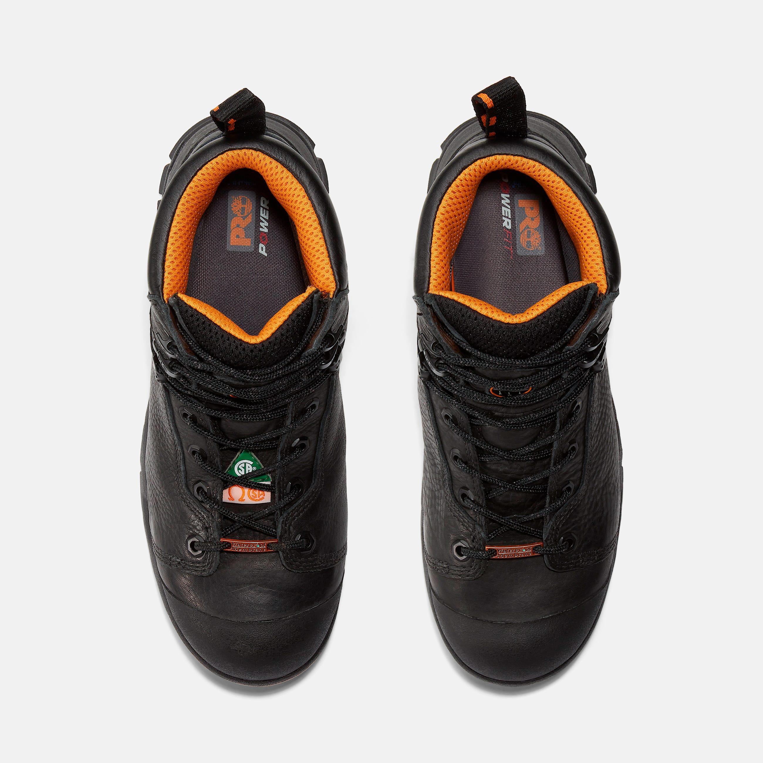 Mens Timberland PRO Endurance 6 Steel Toe Waterproof Work Boot TBL Black ALT2