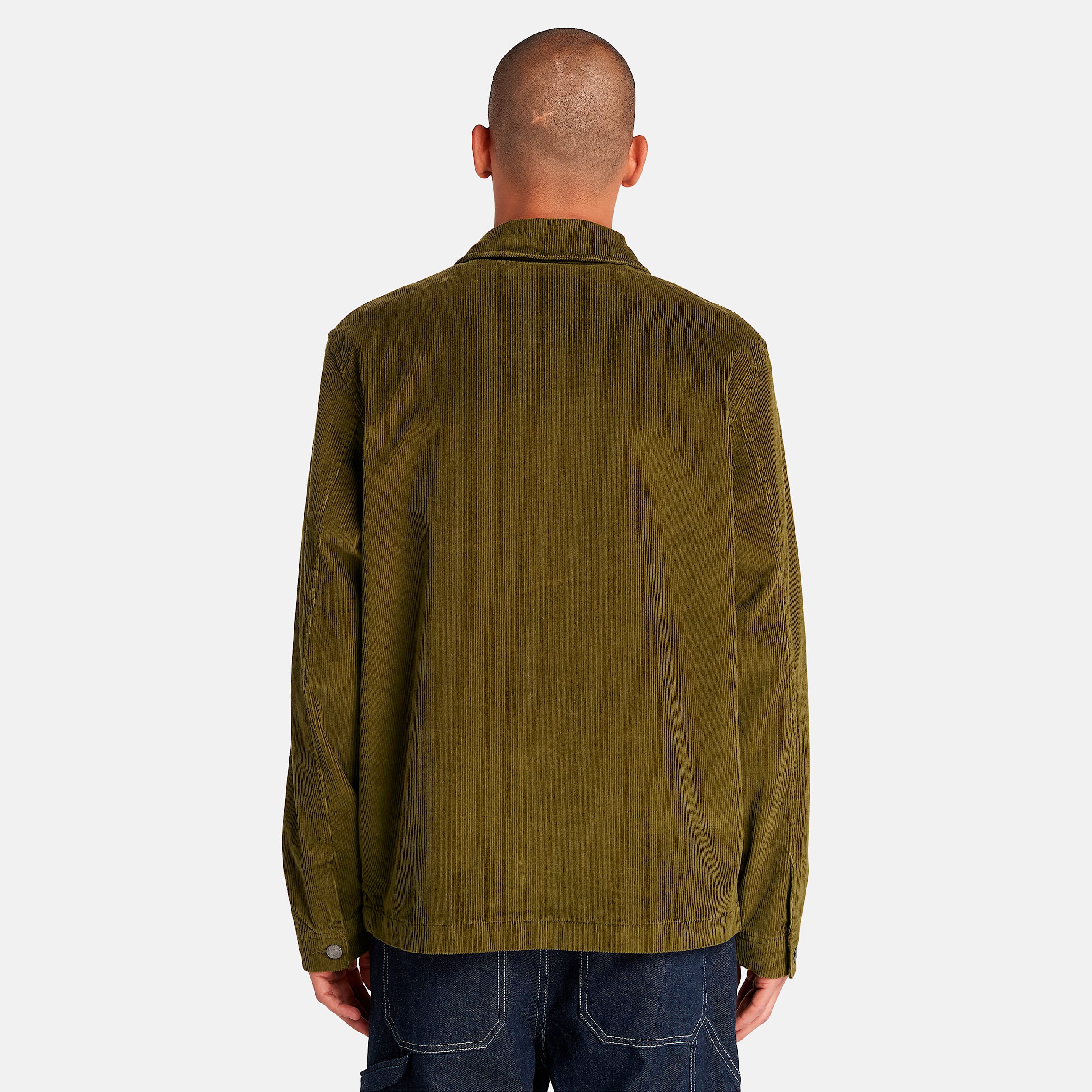 Mens Kempshire Corduroy Chore Jacket TBL Dark Olive ALT9