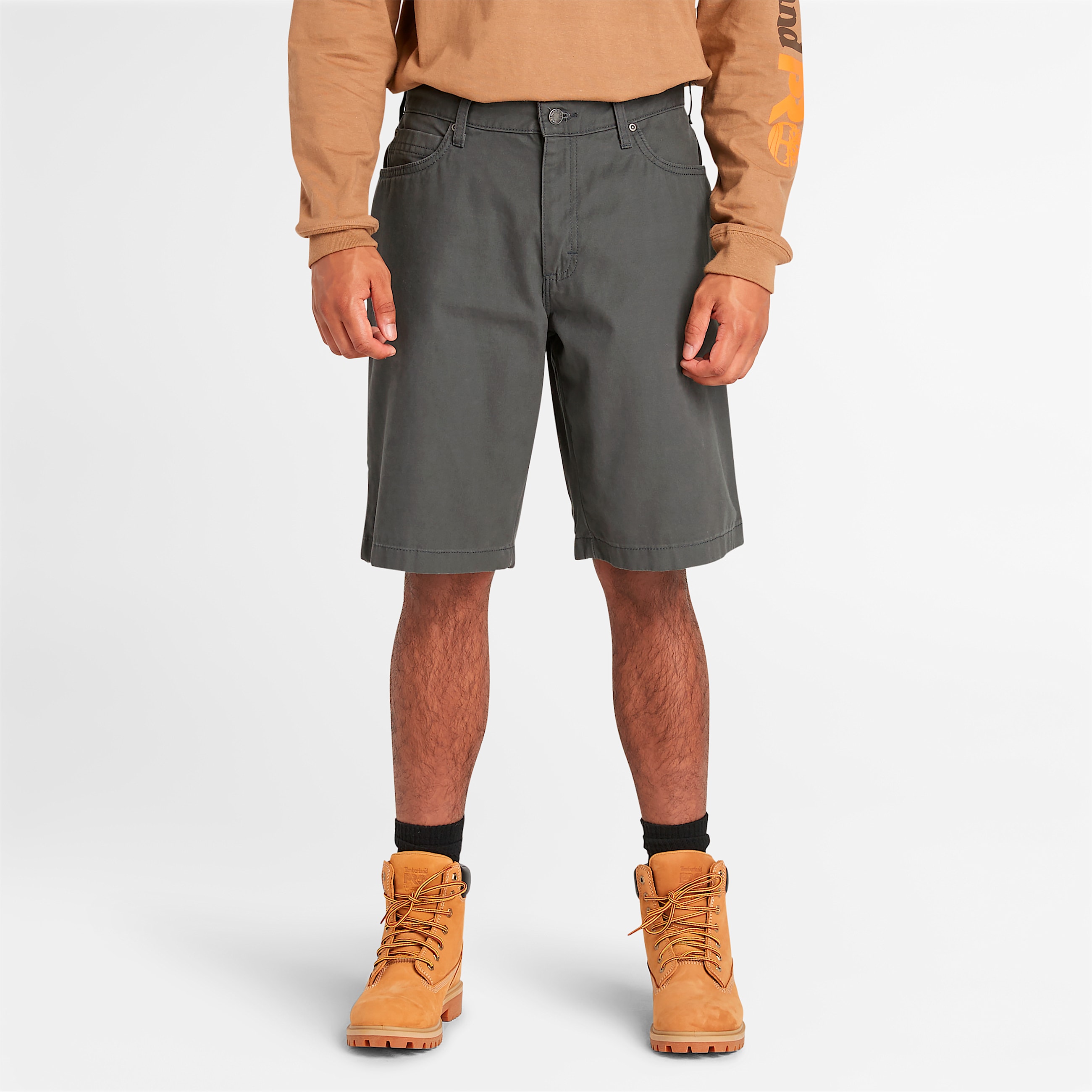 Mens Timberland PRO SonOfAShort Canvas Work Short TBL Gunmetal HERO