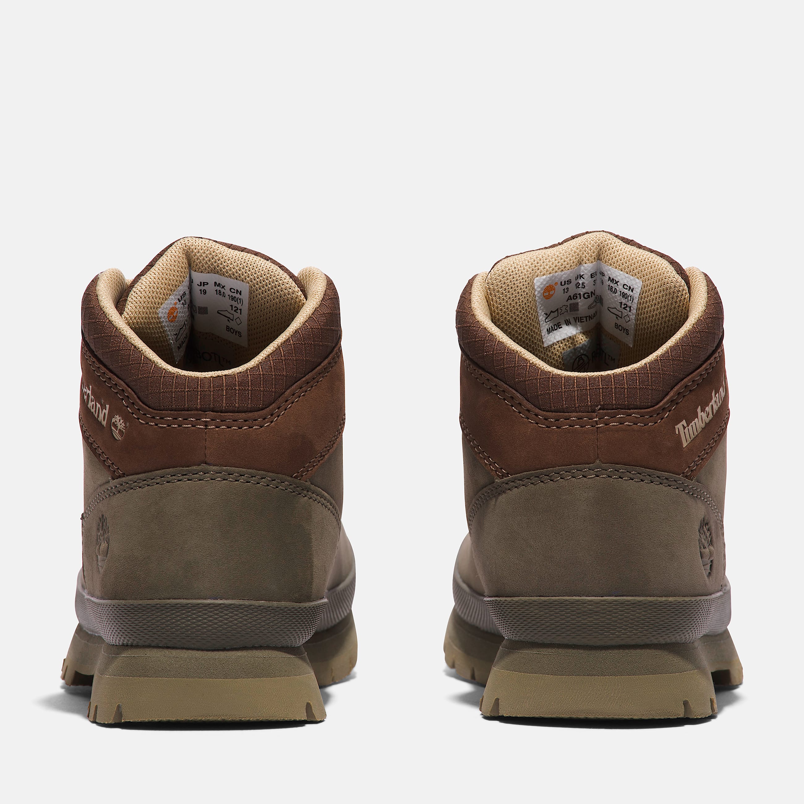 Youth Euro Hiker Boot TBL Dark Green Nubuck ALT5