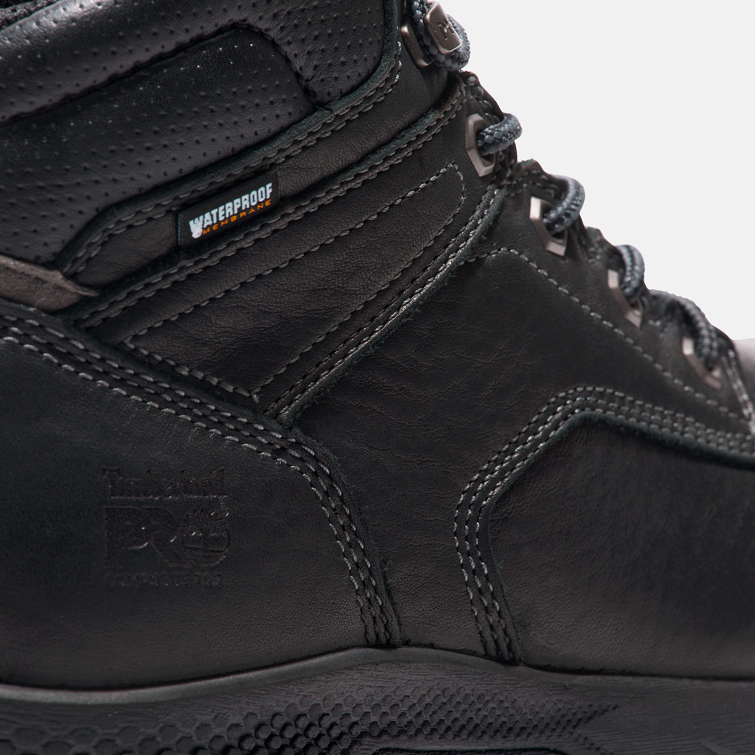 Mens Timberland PRO TiTAN EV 6 Waterproof CompToe Work Boot TBL BlackBlack ALT7