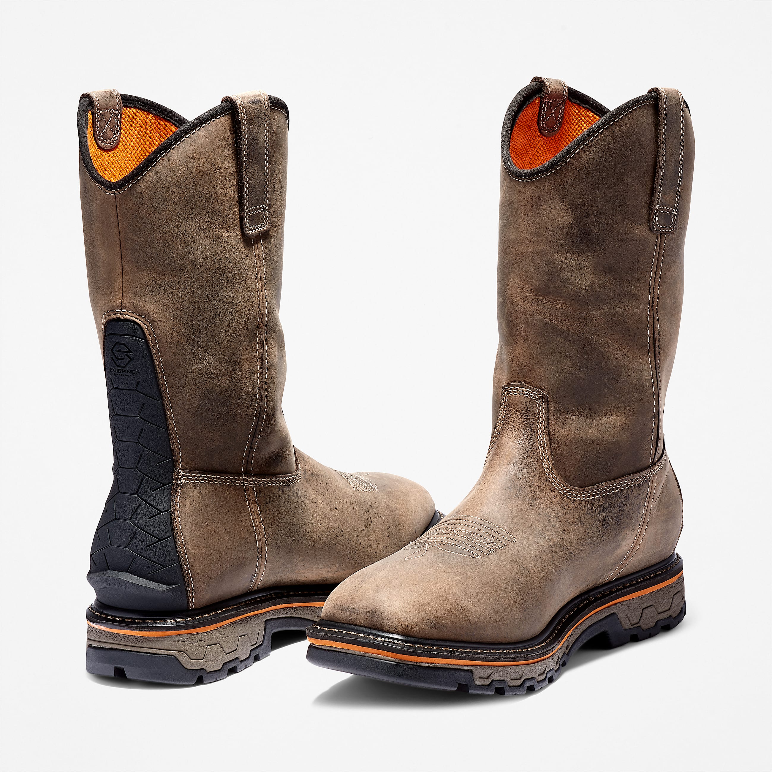 Mens True Grit PullOn Soft Toe Waterproof Work Boot TBL Turkish Coffee ALT5